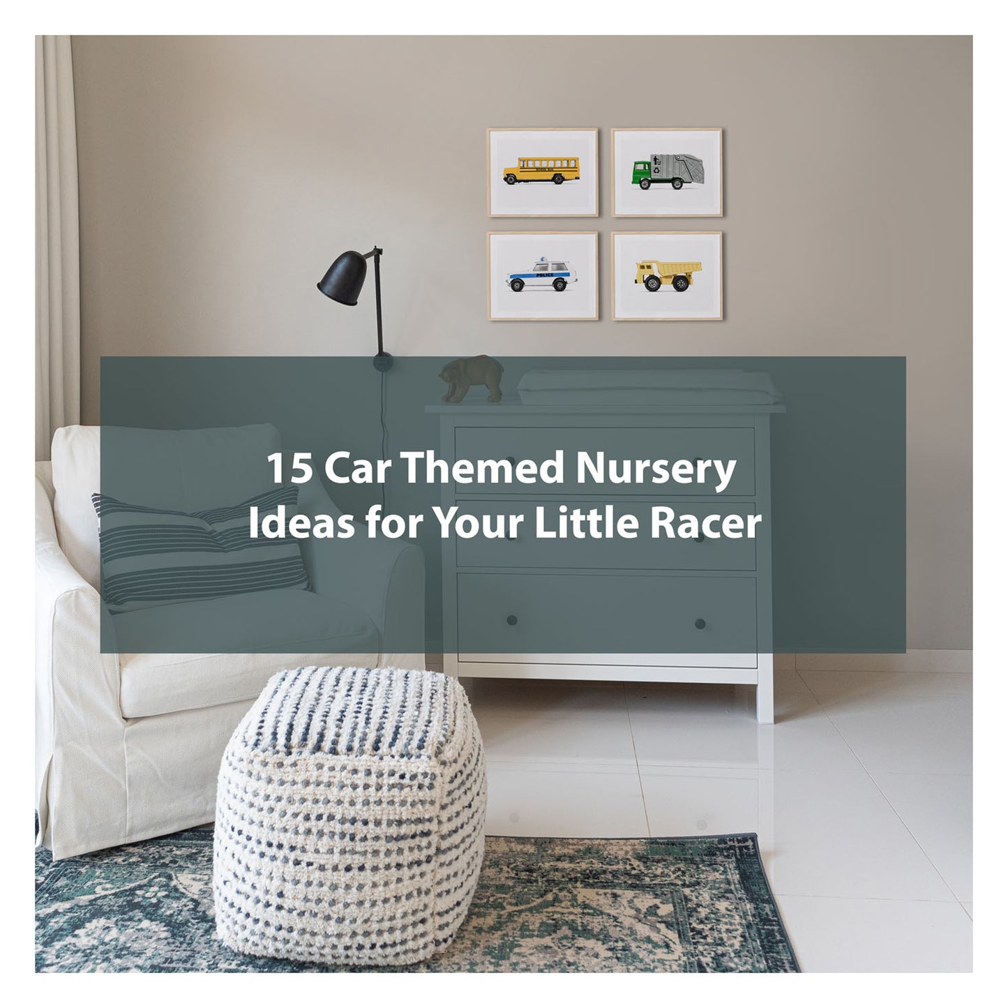 15 car-themed nursery ideas for boys' room: From race car murals to vintage vehicle prints, discover creative ways to rev up your little one's space with playful and stylish decor.
