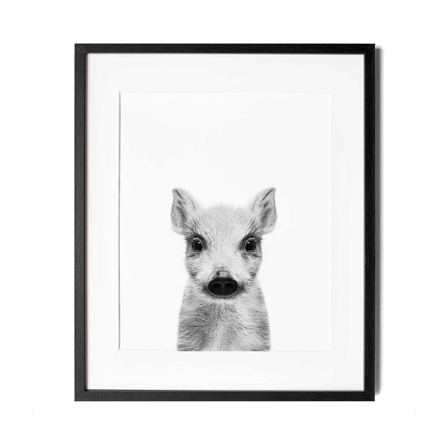Black and White Boar Wall Art for nursery