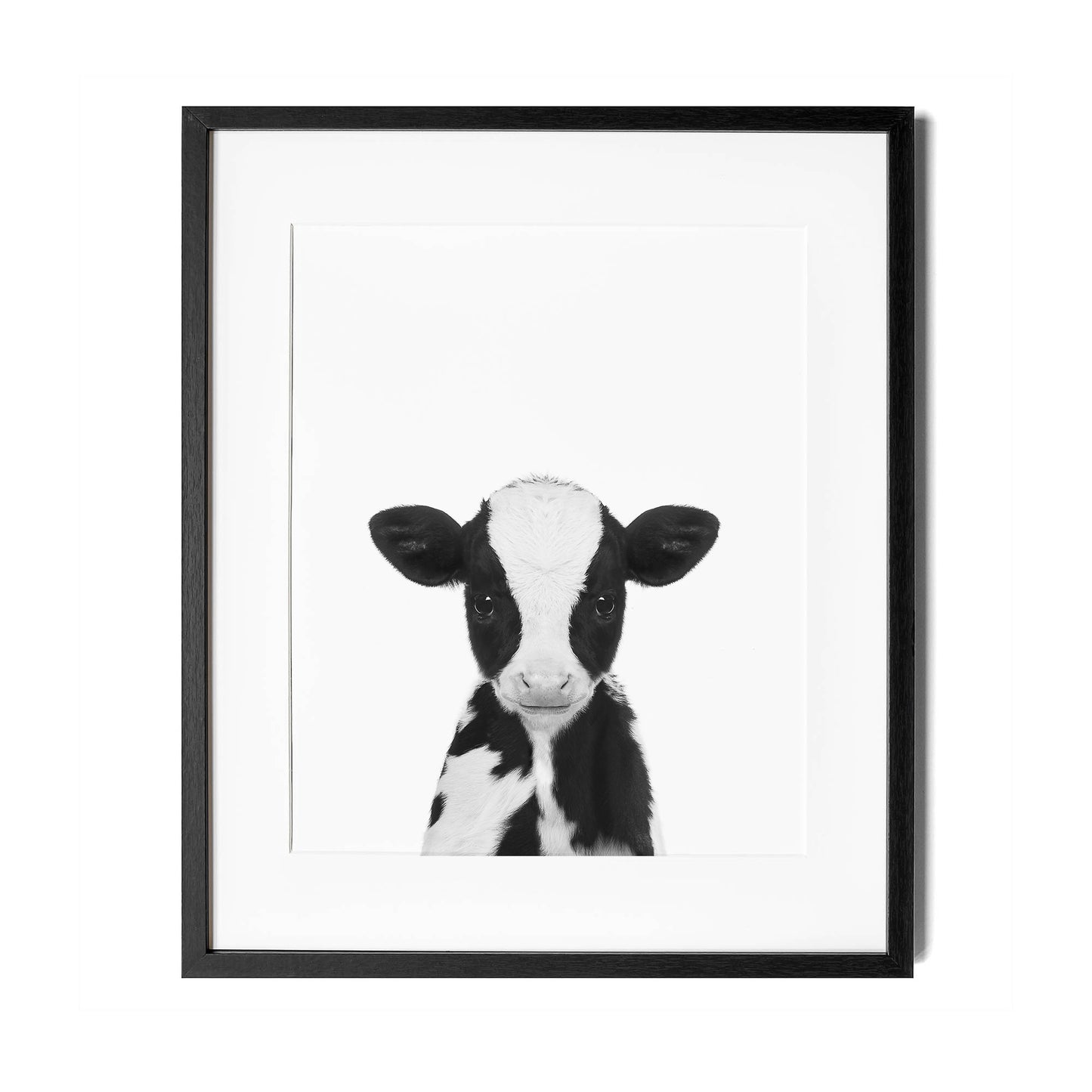 Black and White Cow Wall Art