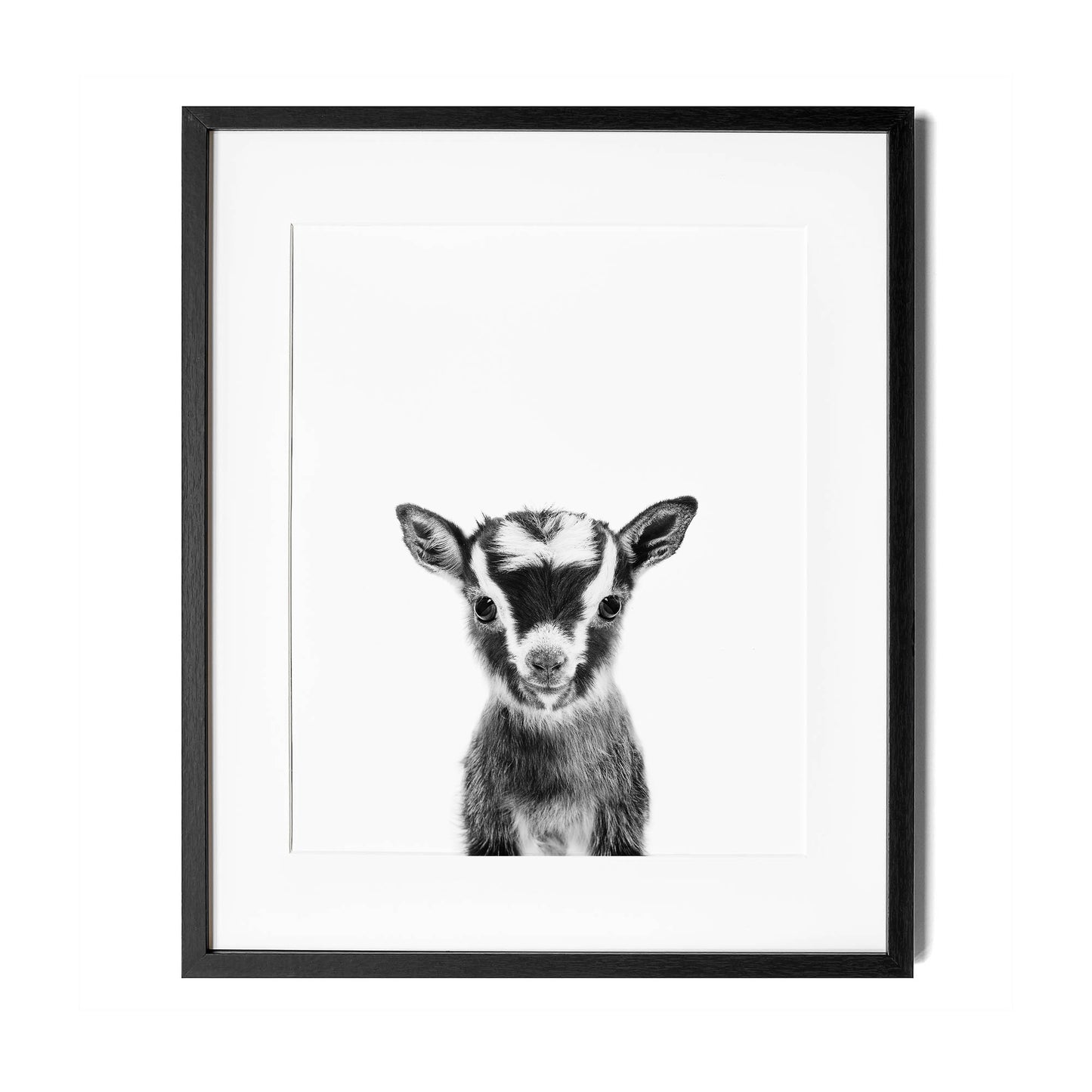Black and White Goat Wall Art for nursery