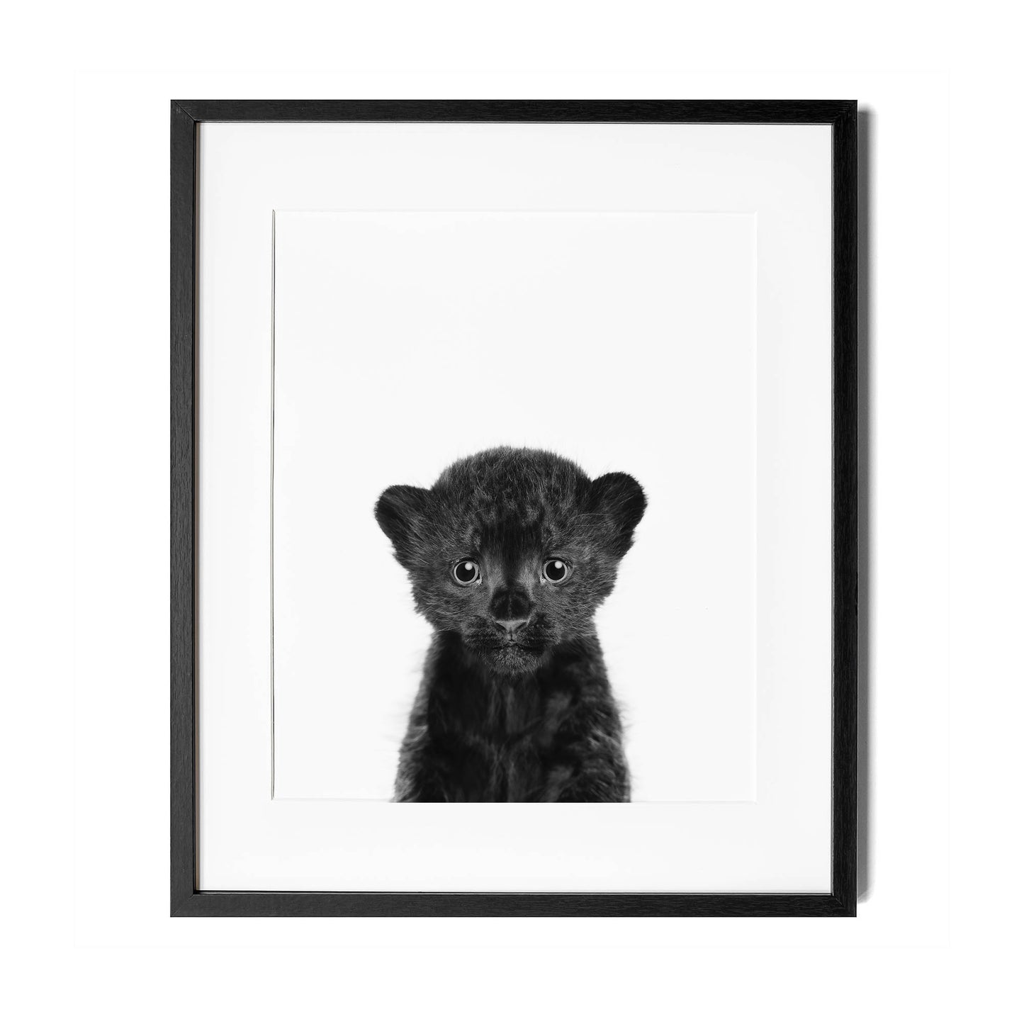 Black and White Leopard Wall Art for nursery