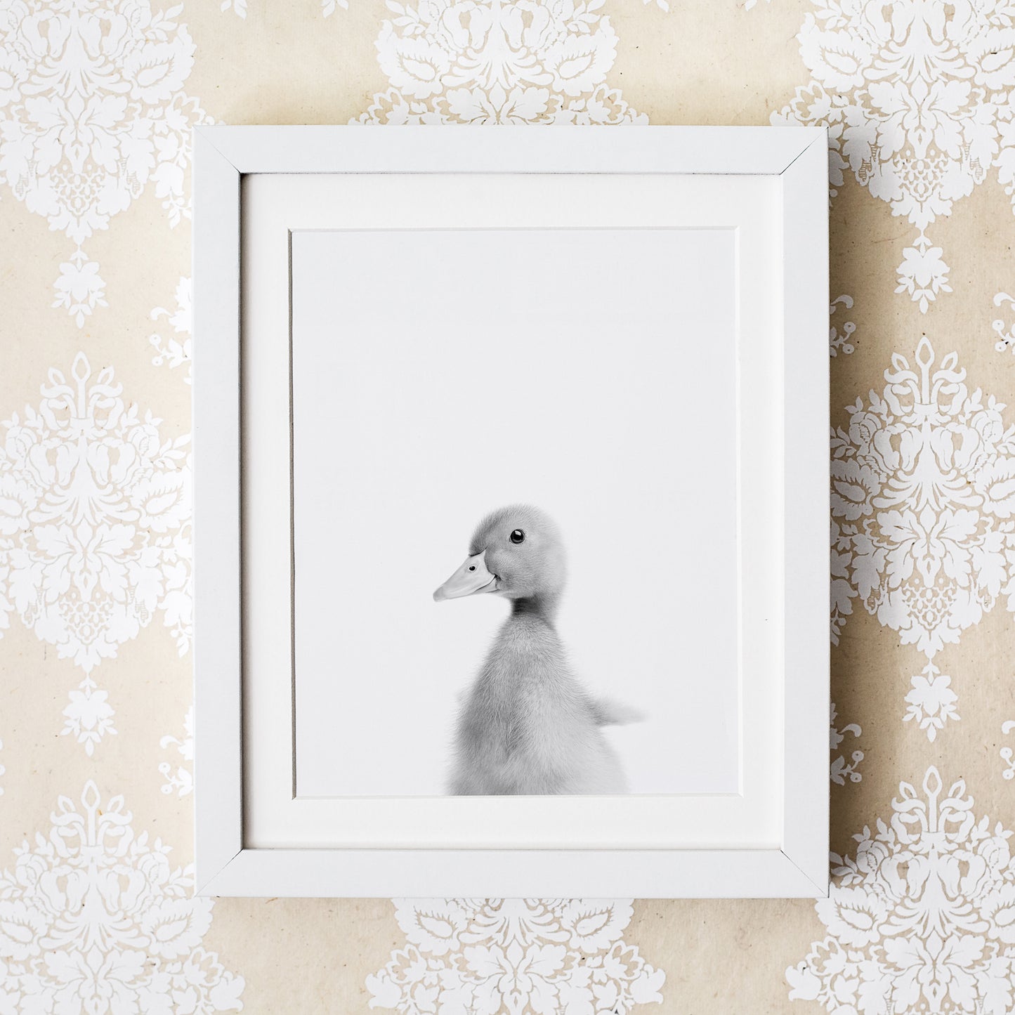 Black and White Goose Wall Art for nursery