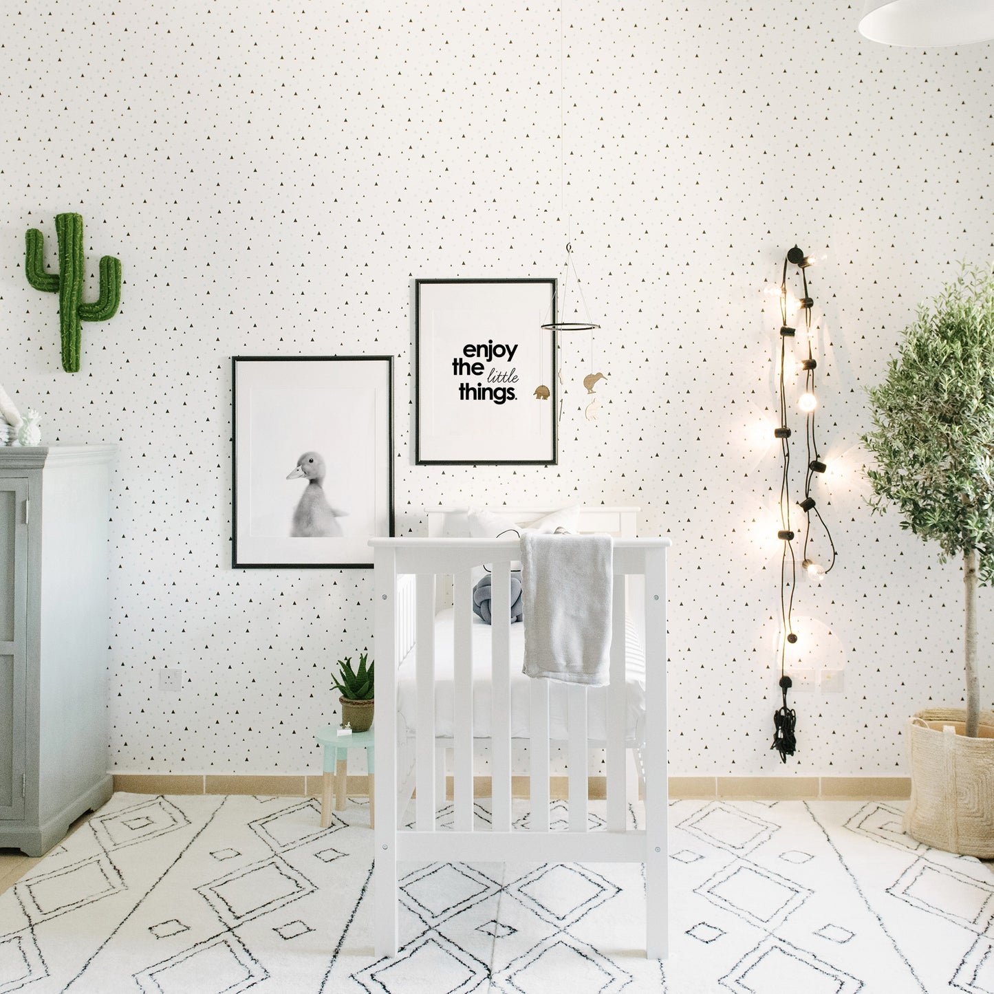 Black and White Goose Wall Art for nursery
