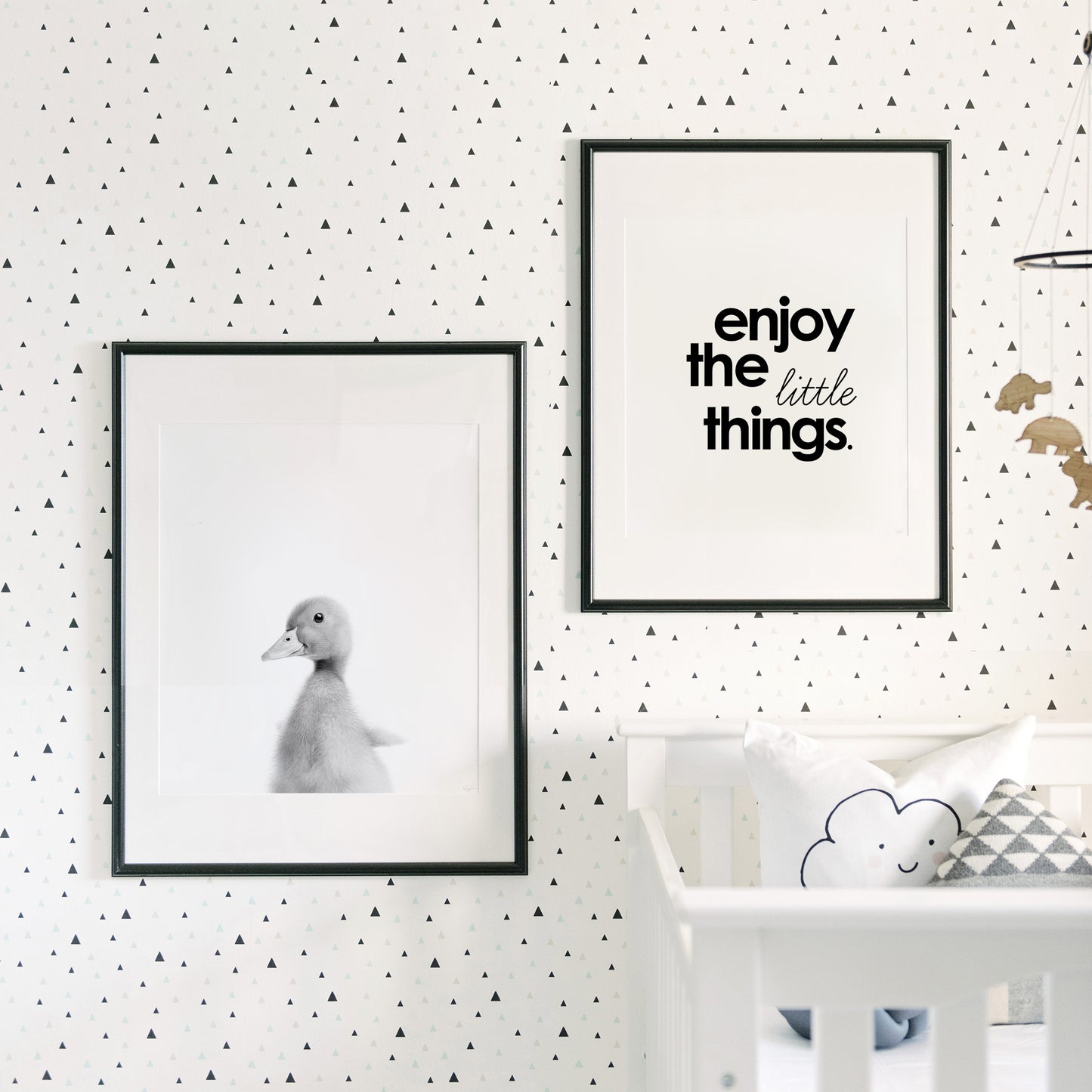 Black and White Goose Wall Art for nursery