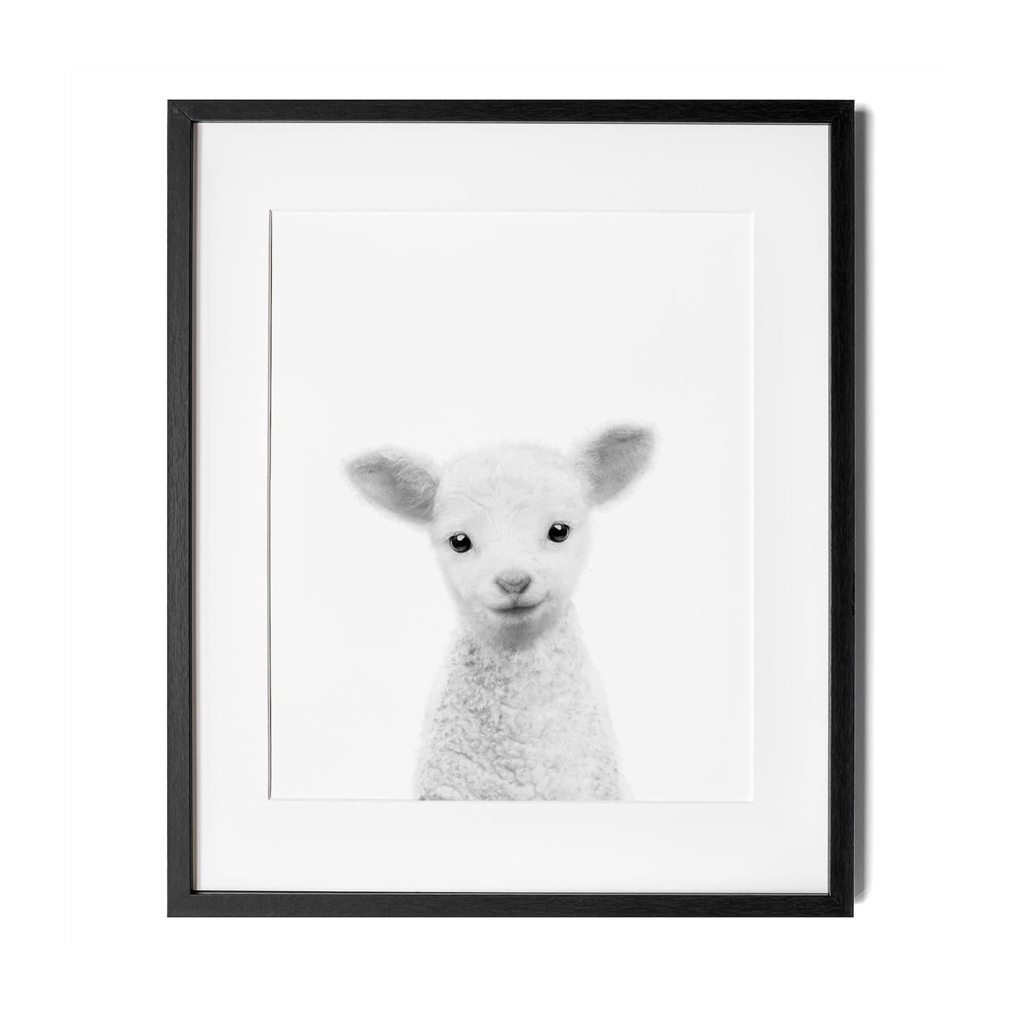Black and White Lamb Wall Art