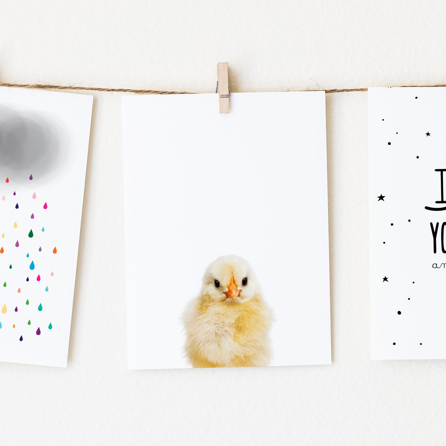 Baby Chick Wall Art Print