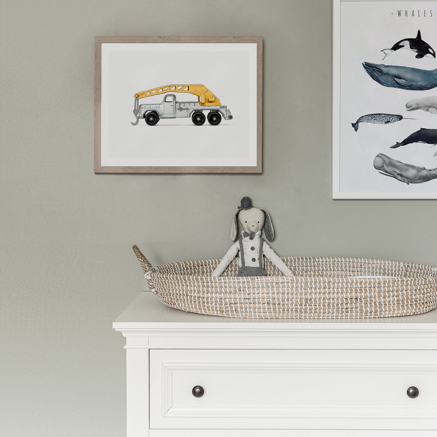 Yellow Crane art print