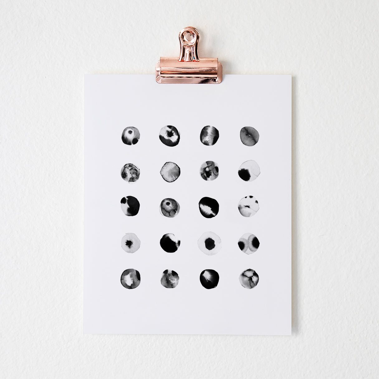 Dots in Black illustration