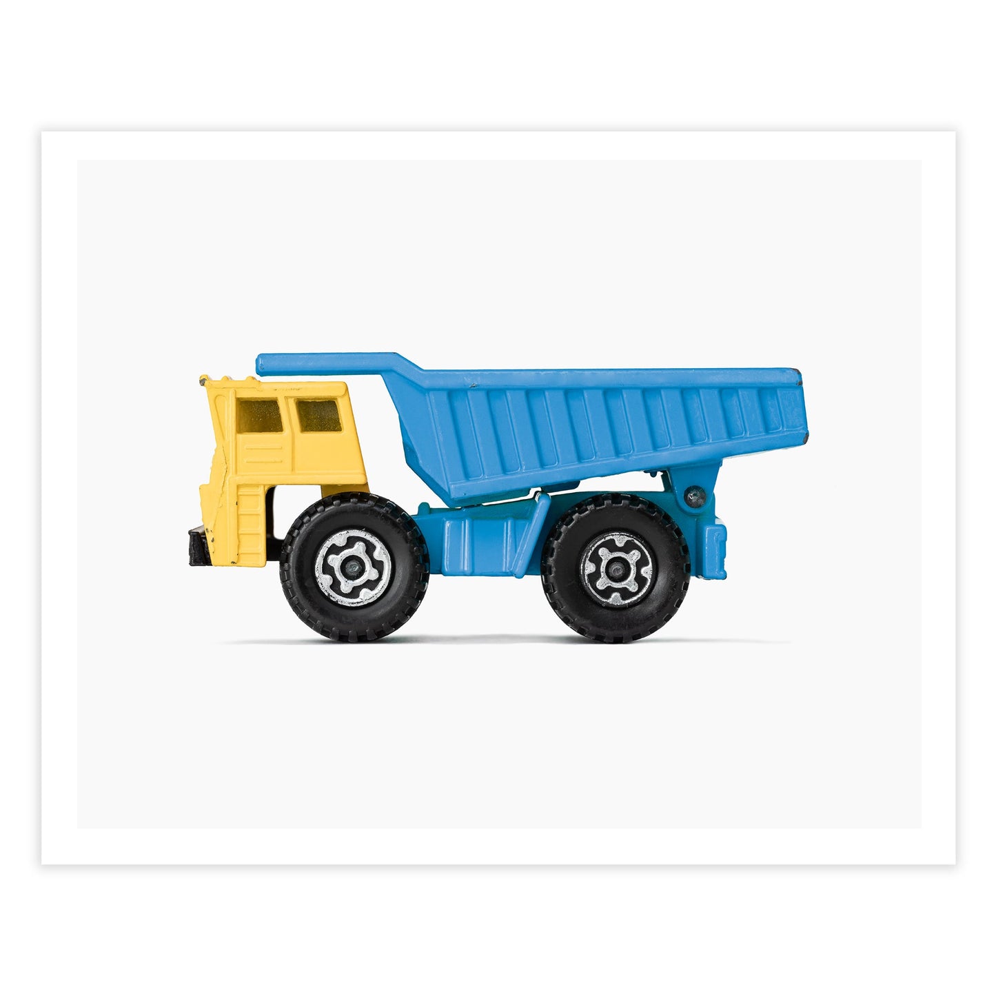Yellow & Blue Dump Truck Wall Art