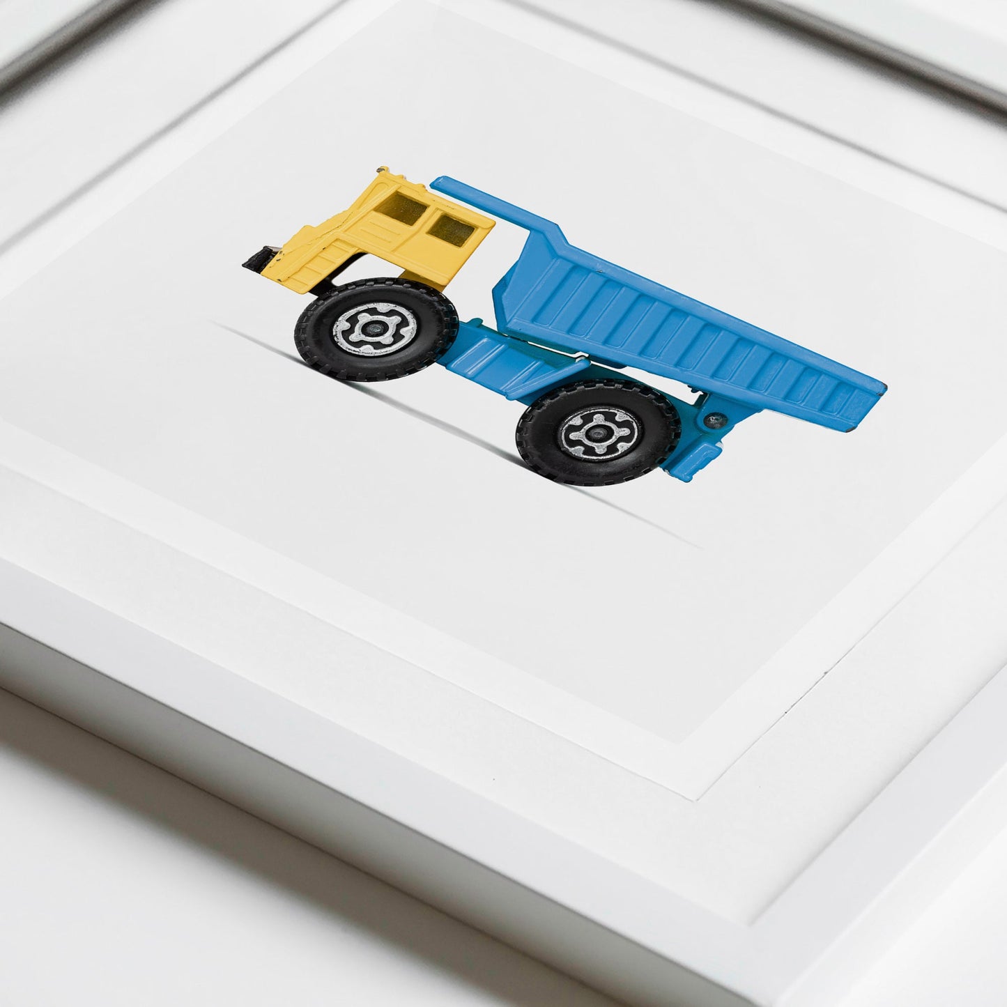 Yellow & Blue Dump Truck Wall Art
