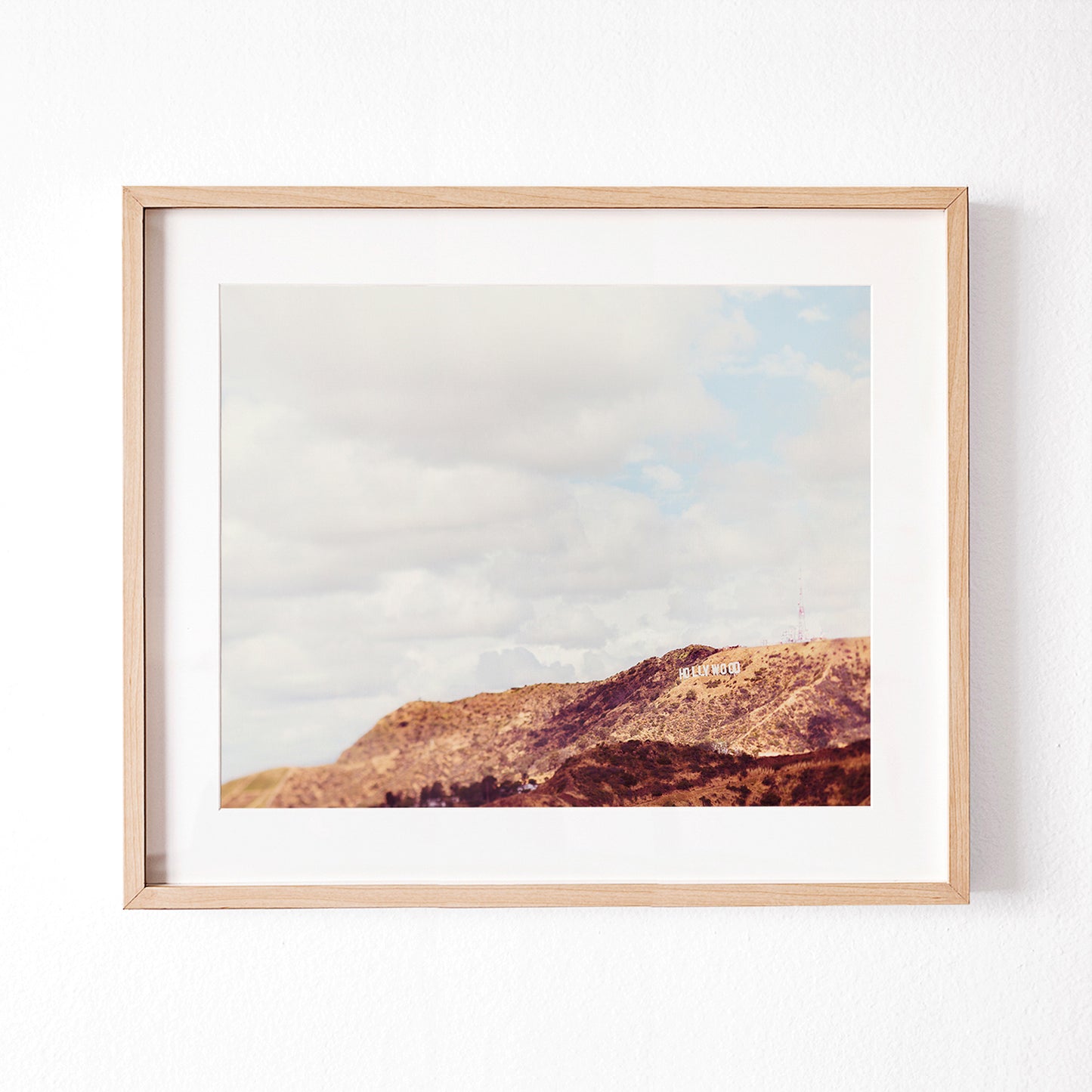 Hollywood sign poster