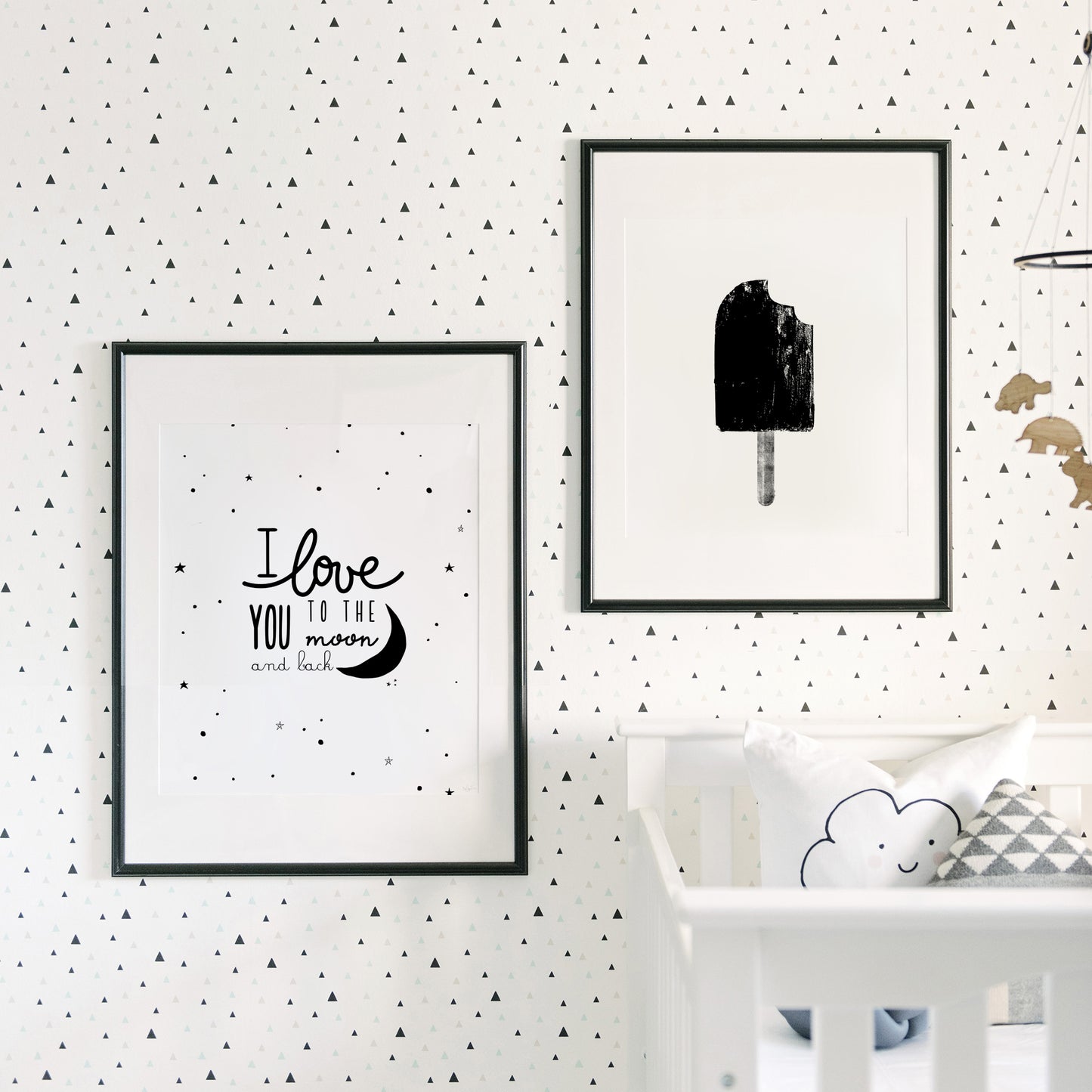 Love You To the Moon and Back Wall Art