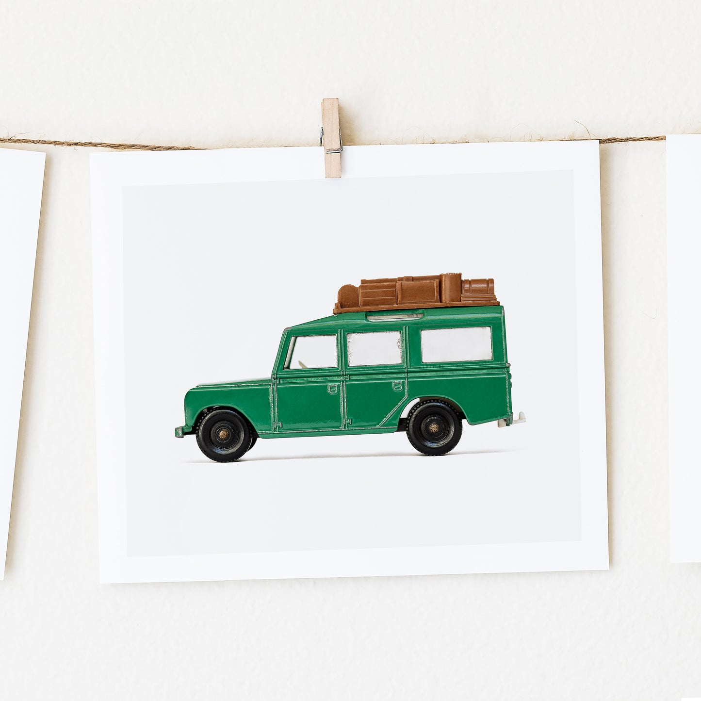 Land Rover Safari art print for Boys' Room Decor