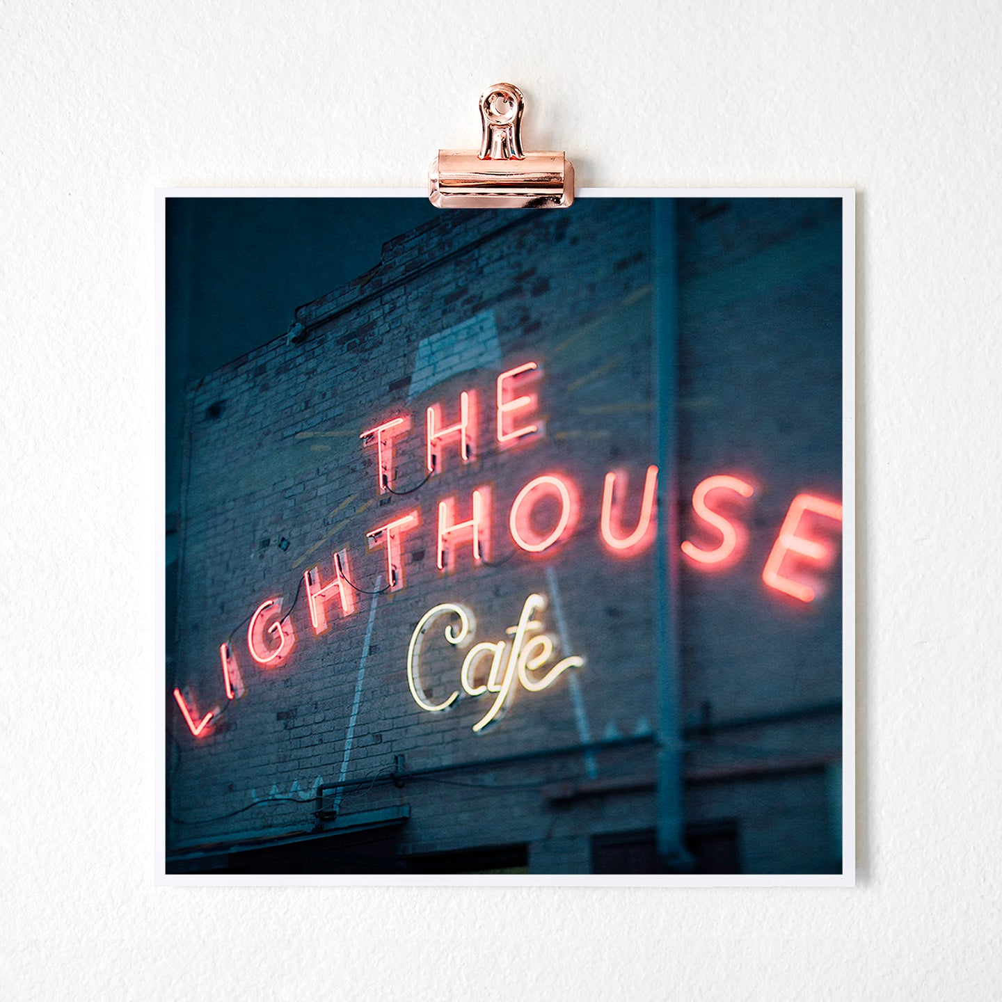 La La Land The Lighthouse Cafe Fine Art Print