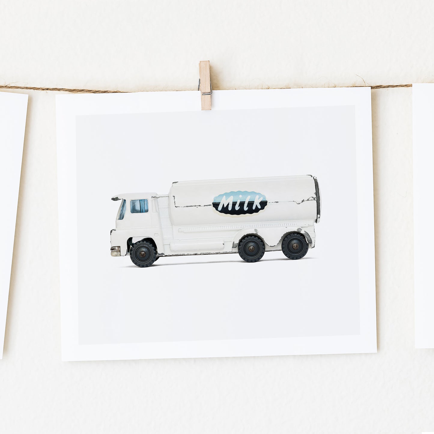 Milk Tanker Truck Wall Art