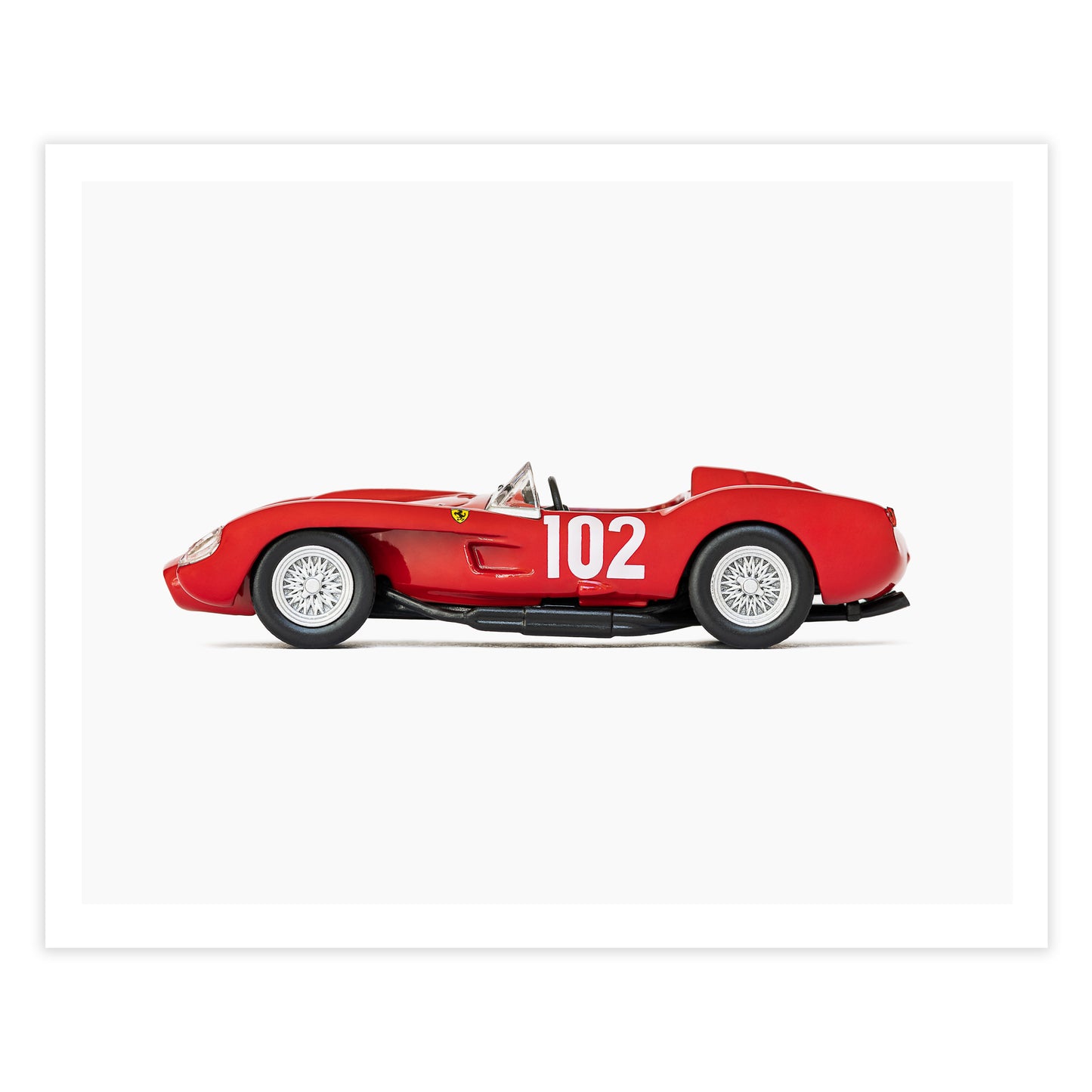 Red Race Car Art nursery Print for boys