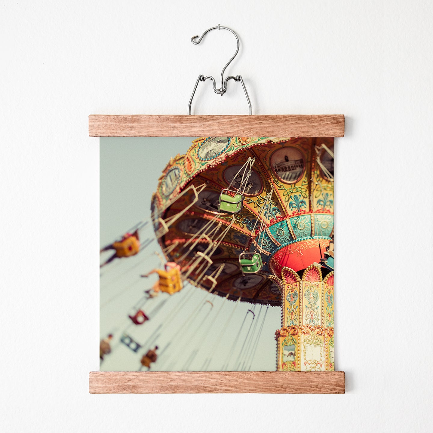Sea Swing Santa Cruz Beach Boardwalk Wall Art