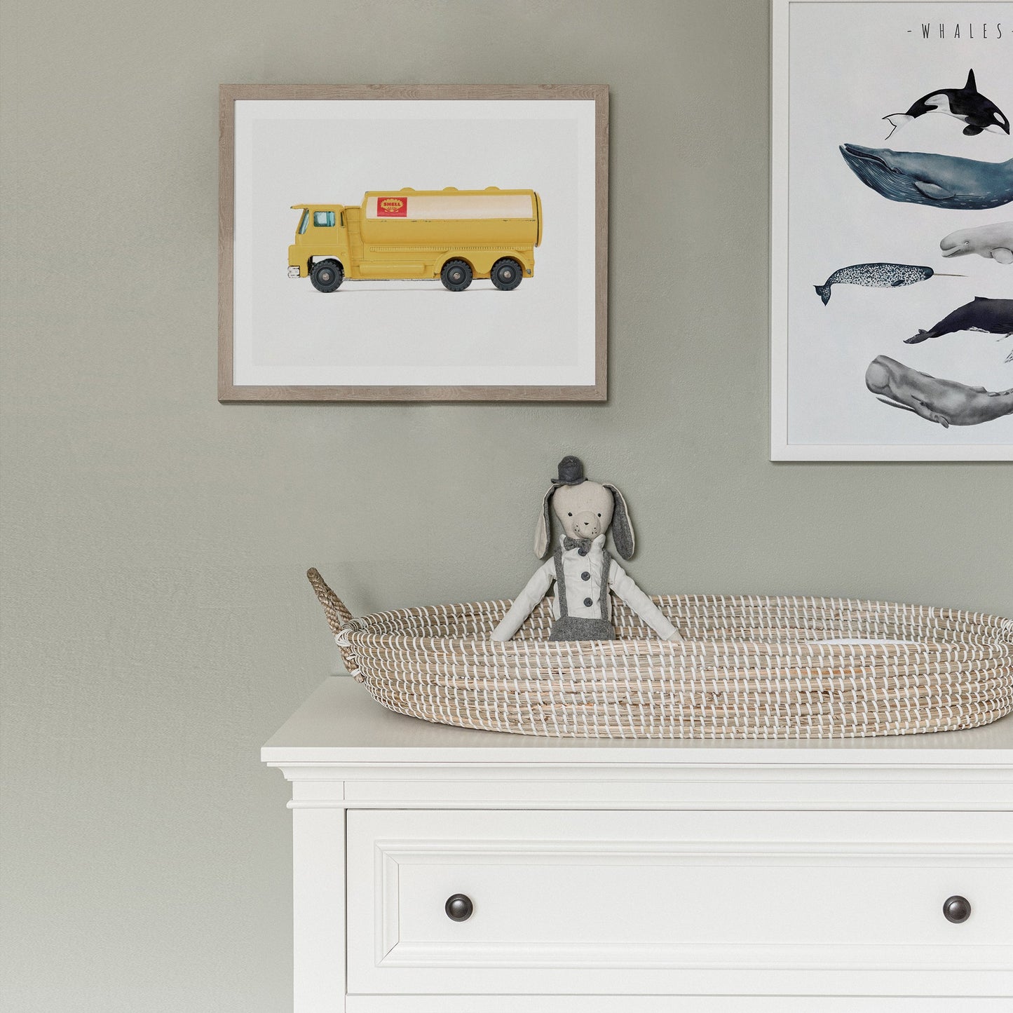 Shell Tanker Truck art print