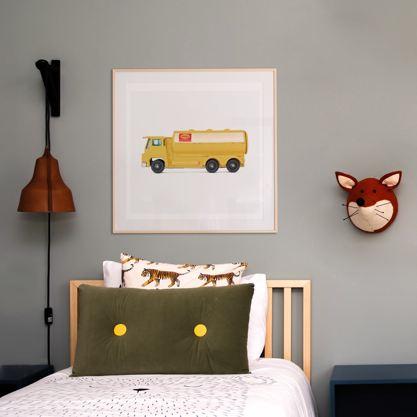 Shell Tanker Truck art print