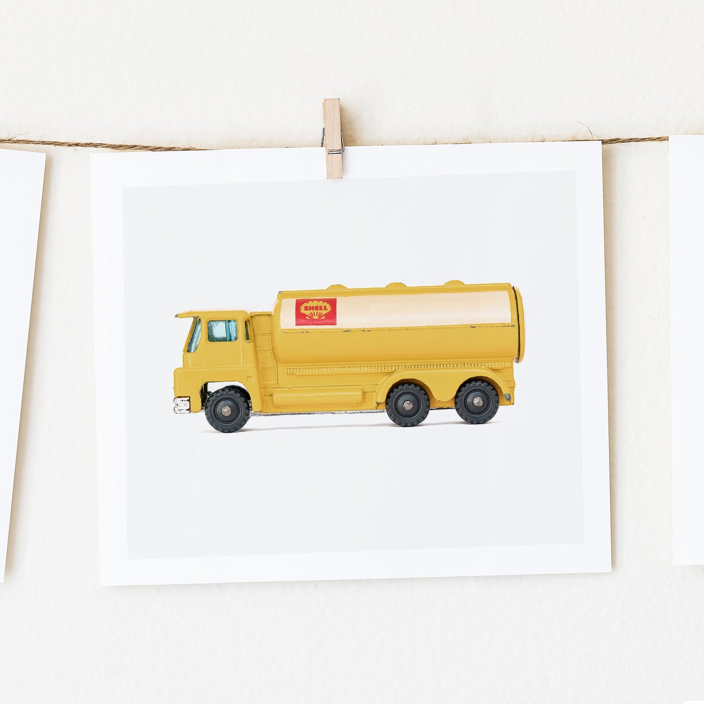Shell Tanker Truck art print