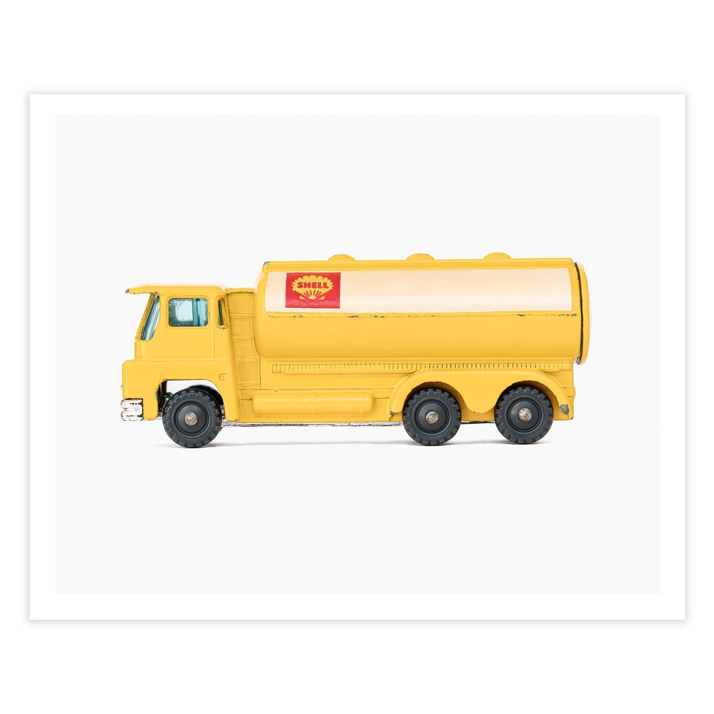 Shell Tanker Truck art print