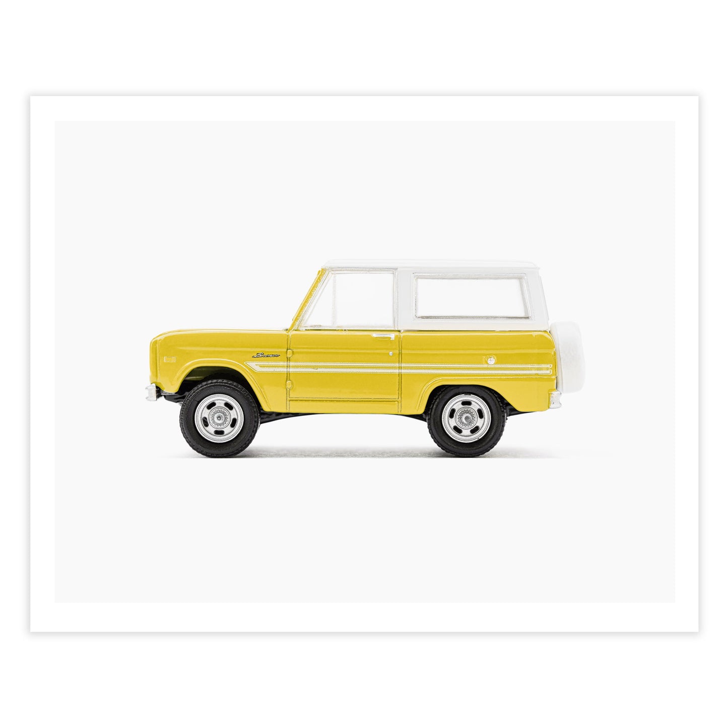 Yellow Car Art Print
