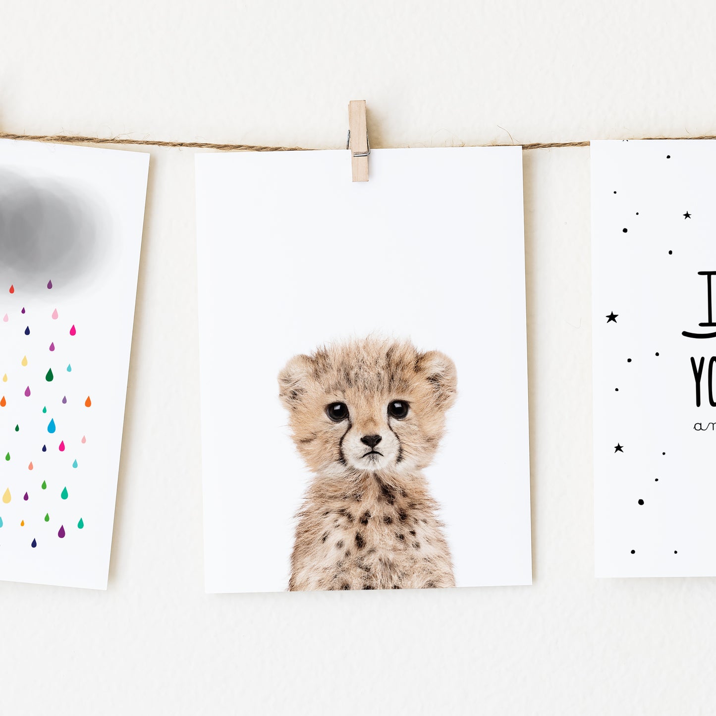 Baby Cheetah Wall Art Print