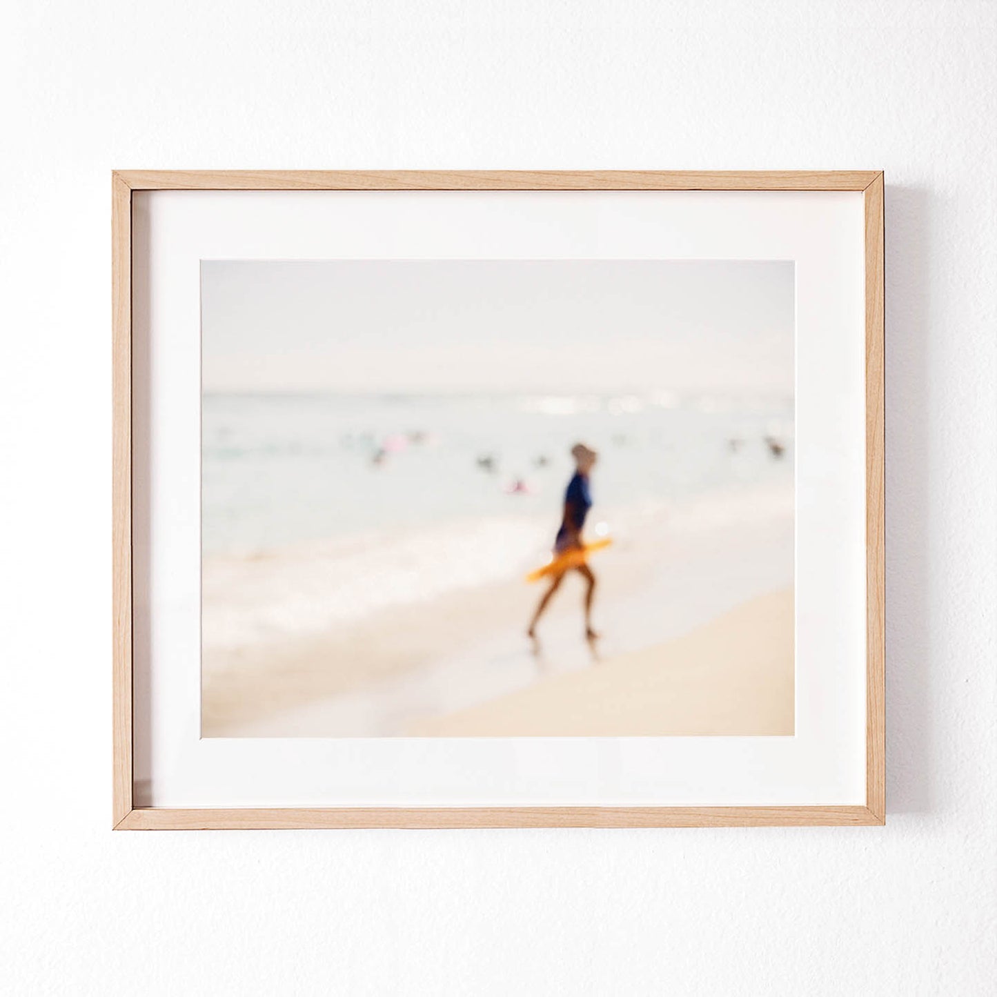 Waikiki beach ocean art print