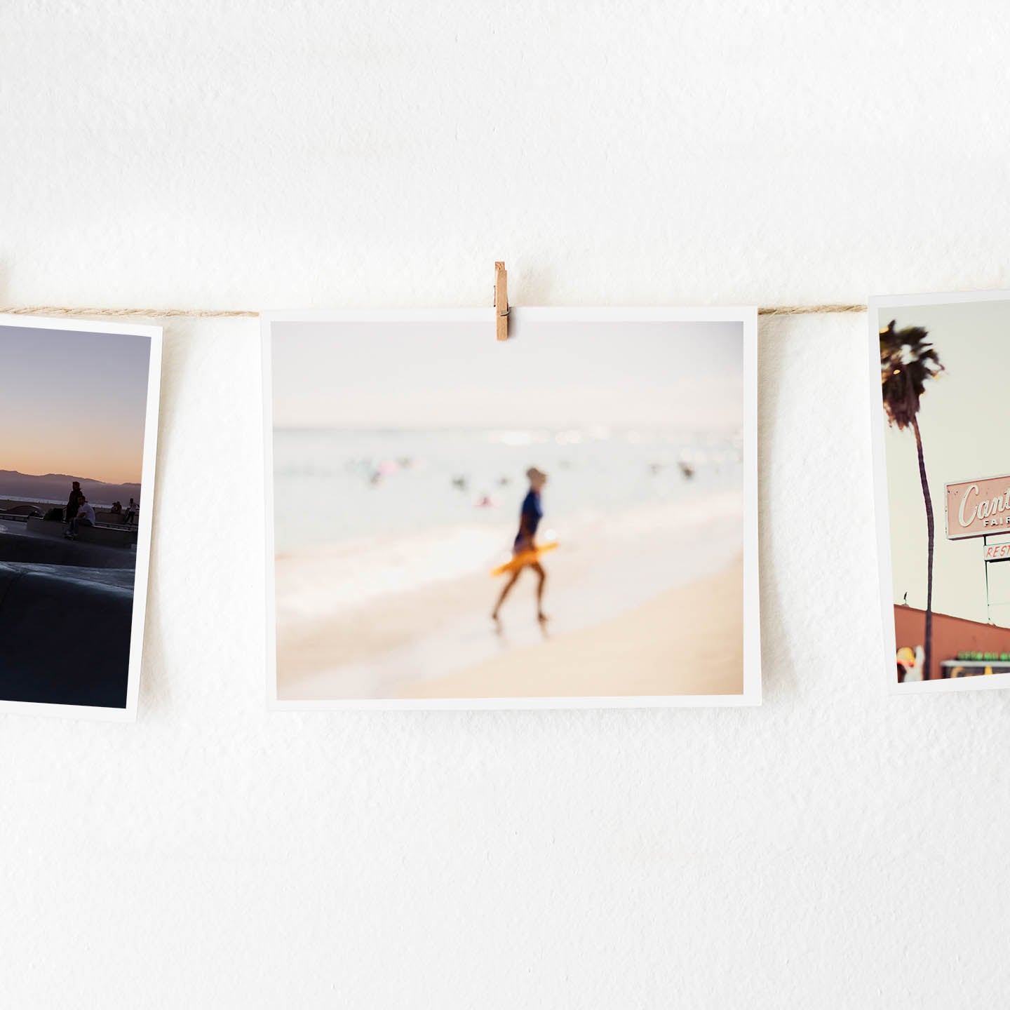 Waikiki beach ocean art print