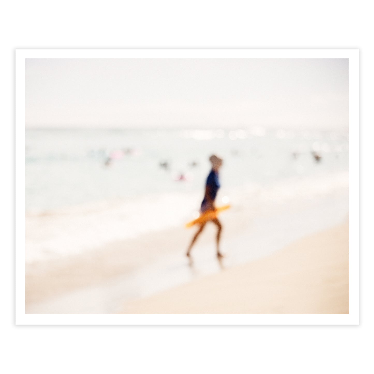Waikiki beach ocean art print