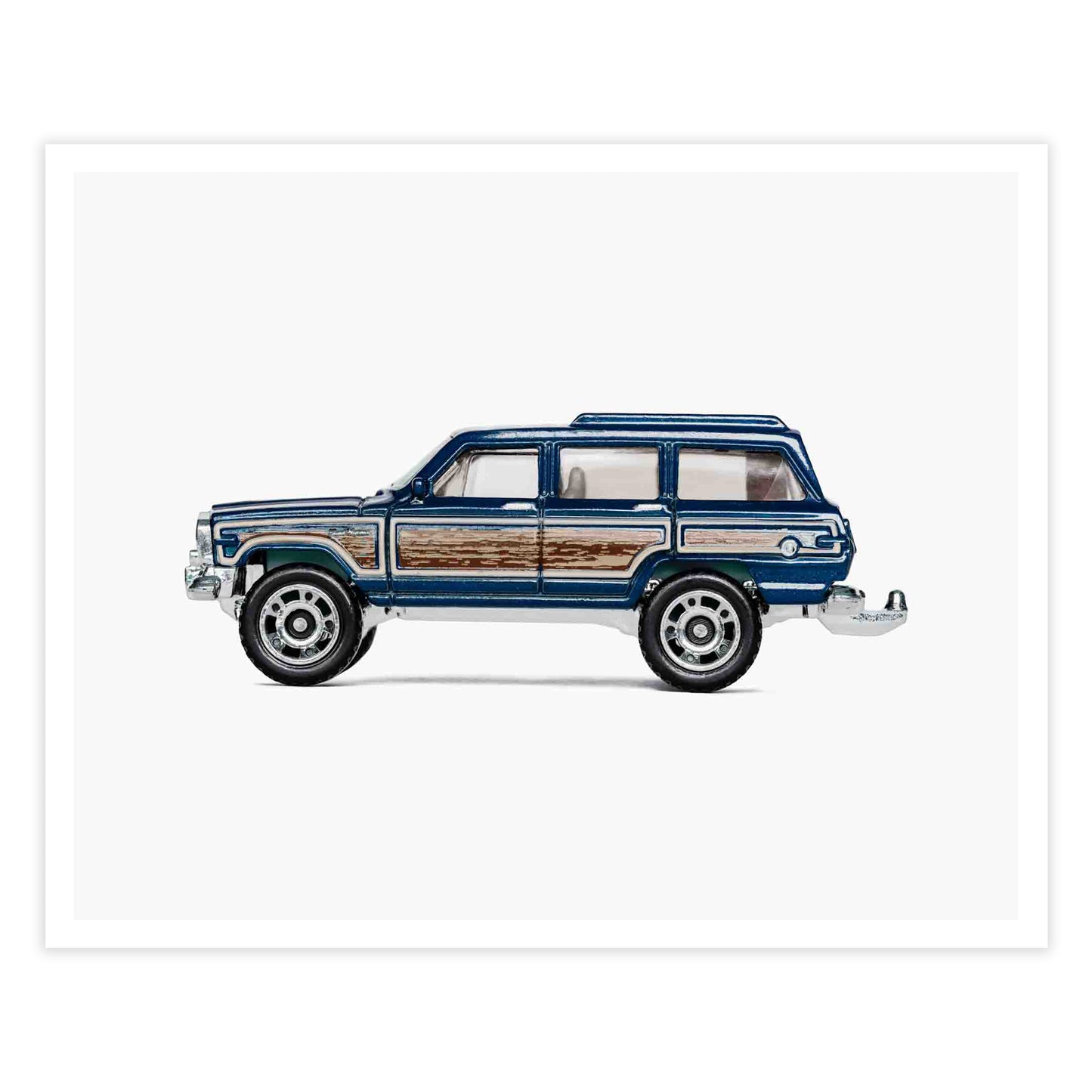 Blue Grand Wagoneer Wall Art