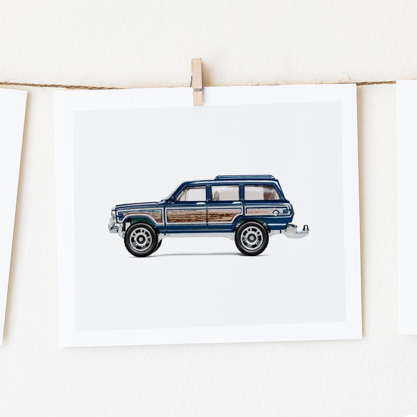 Blue Grand Wagoneer Wall Art