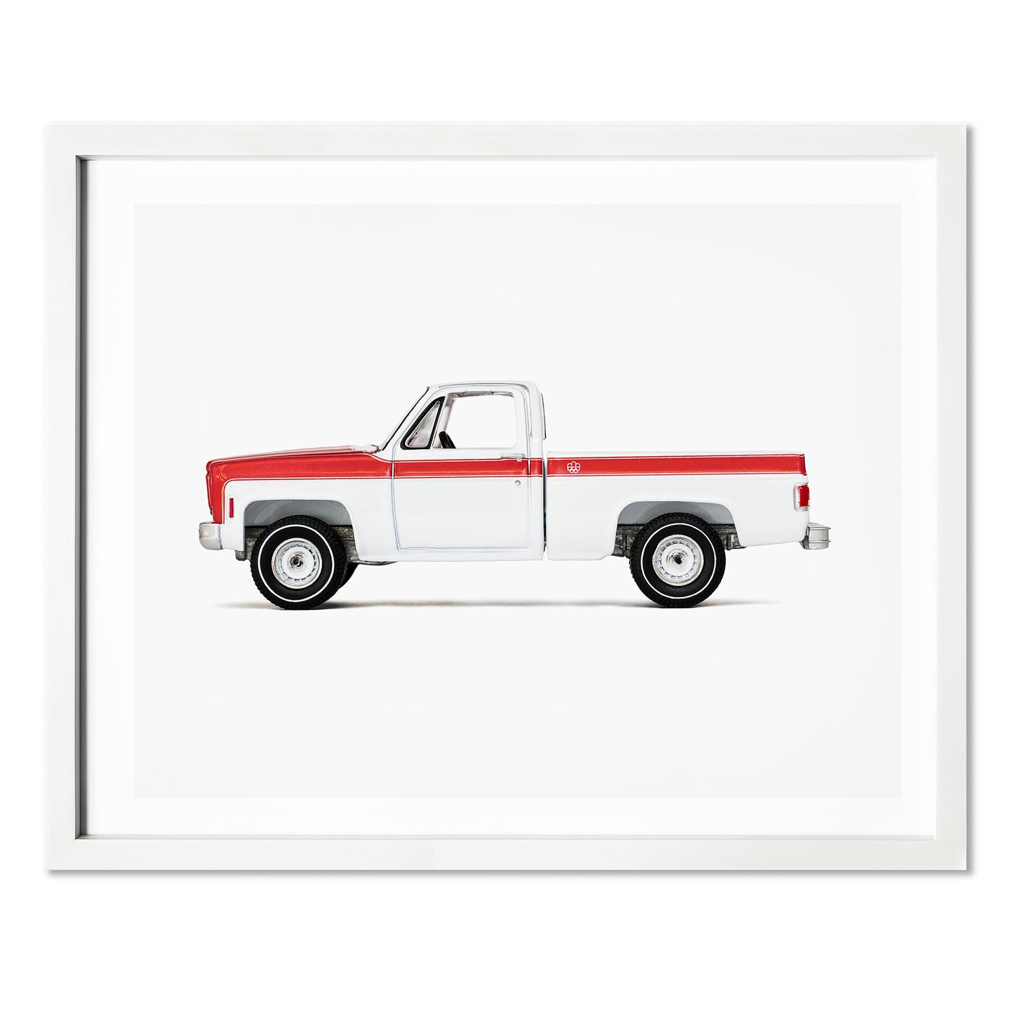 Nursery pickup truck art Print for Boys room