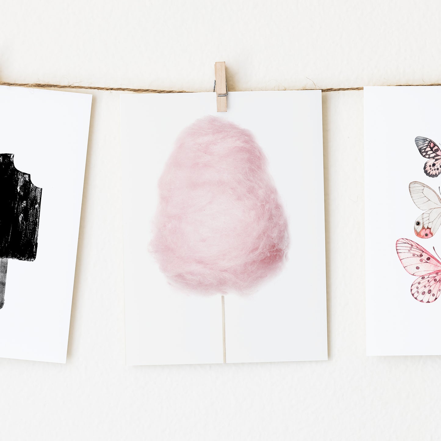Pink Cotton Candy Wall Art