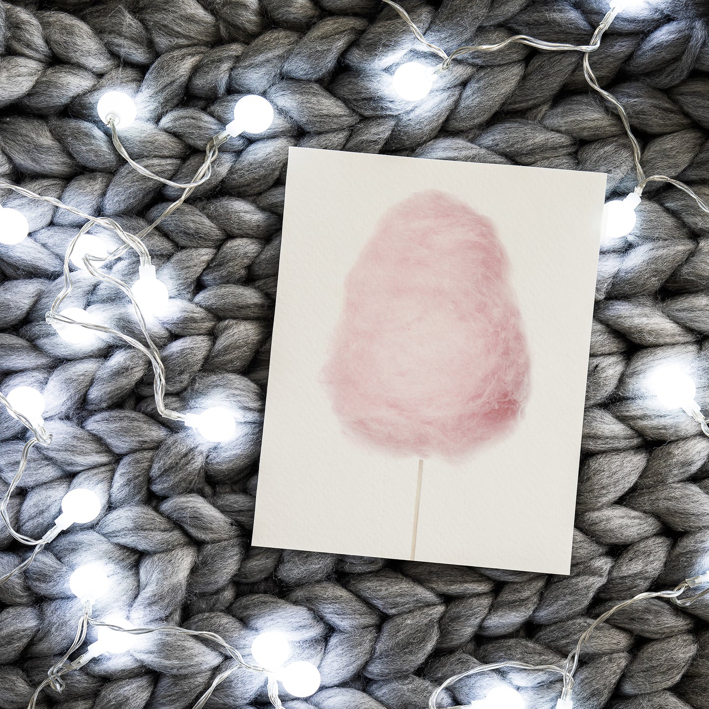 Pink Cotton Candy Wall Art