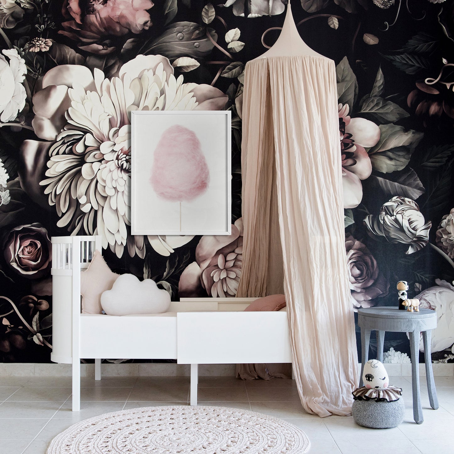 Pink Cotton Candy Wall Art