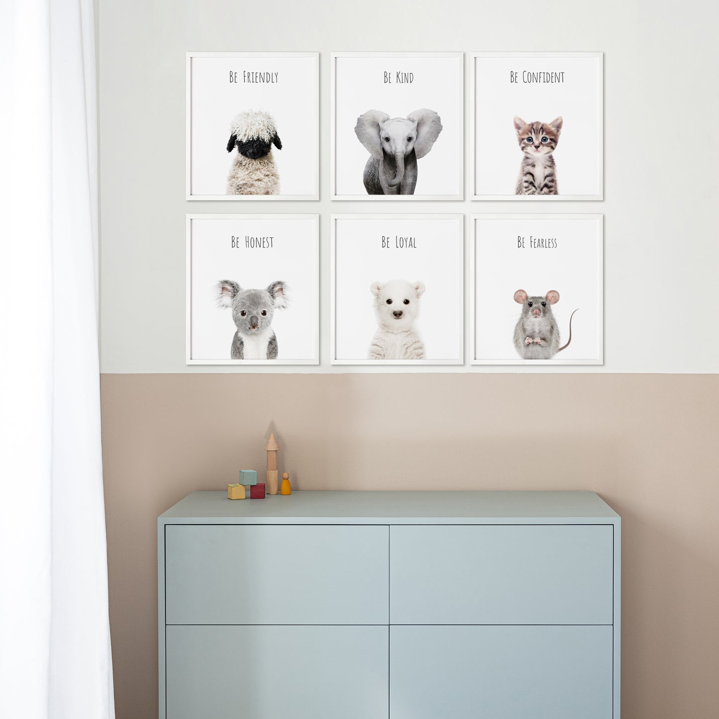 Polar Bear Be Playful Inspirational Nursery Wall Art