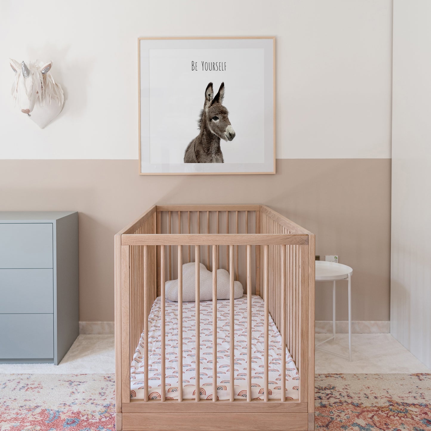 Donkey Be Yourself Inspirational Nursery Wall Art