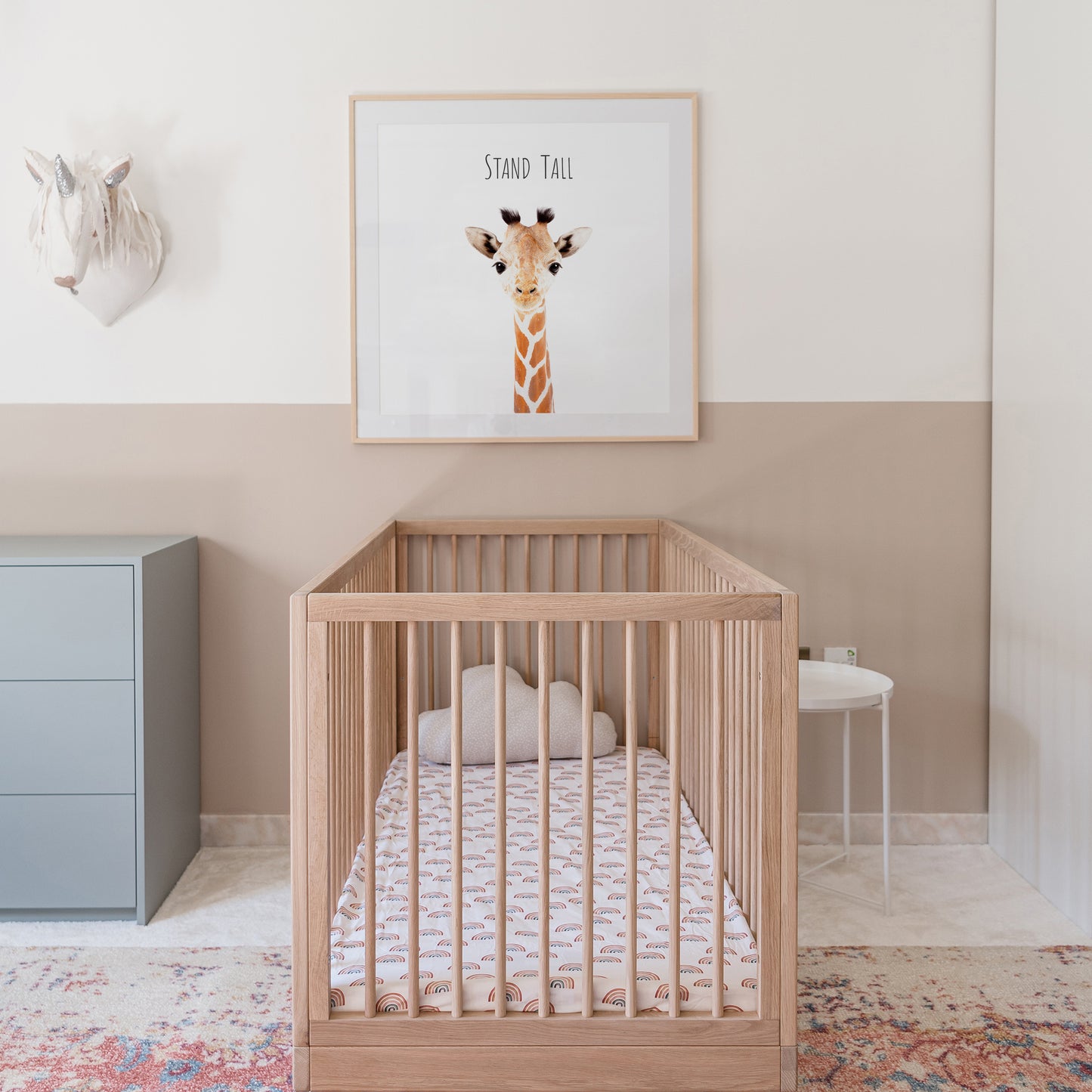 Giraffe Stand Tall Inspirational nursery Wall Art