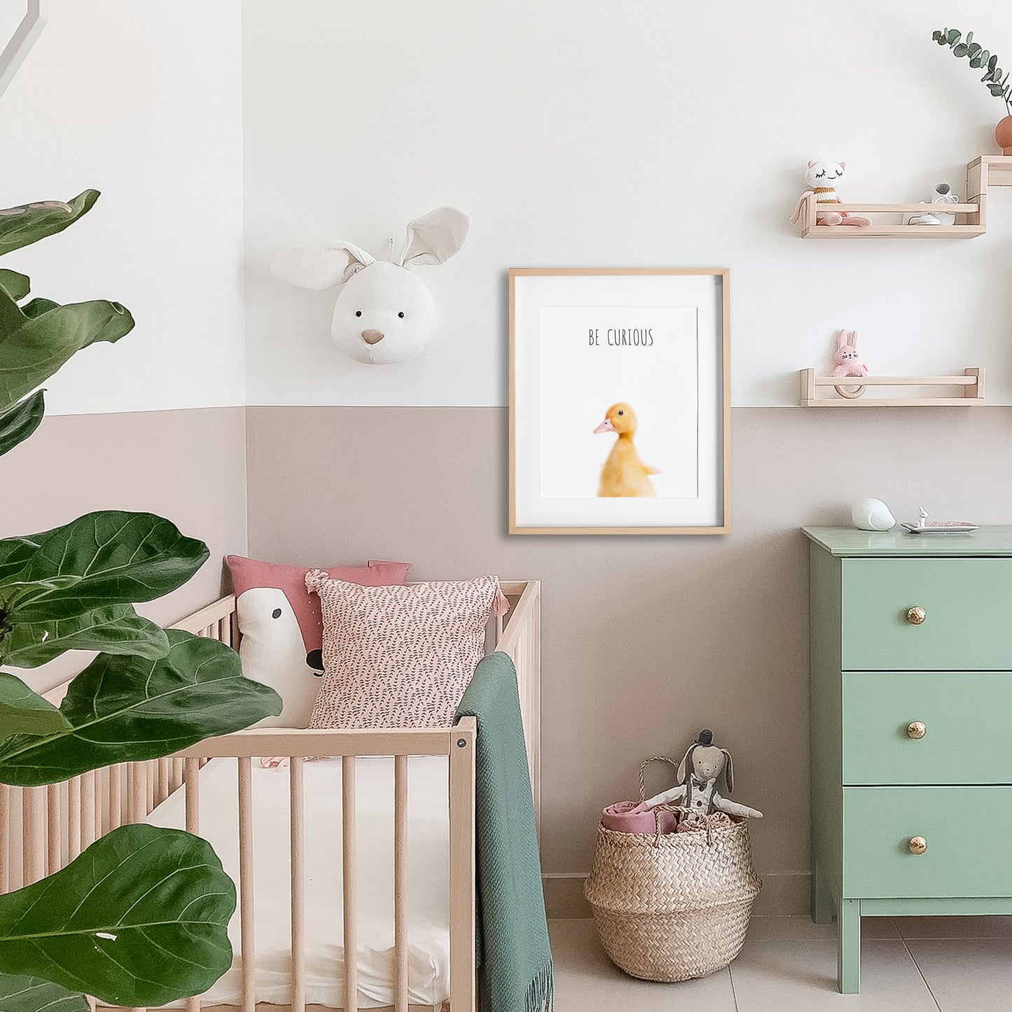 Gosling Be Curious Inspirational Nursery Wall Art