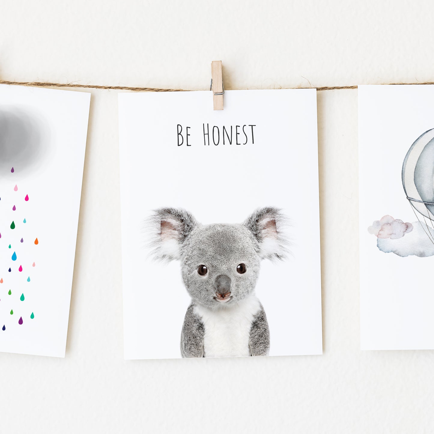Koala Be Honest inspirational Wall Art for nursery