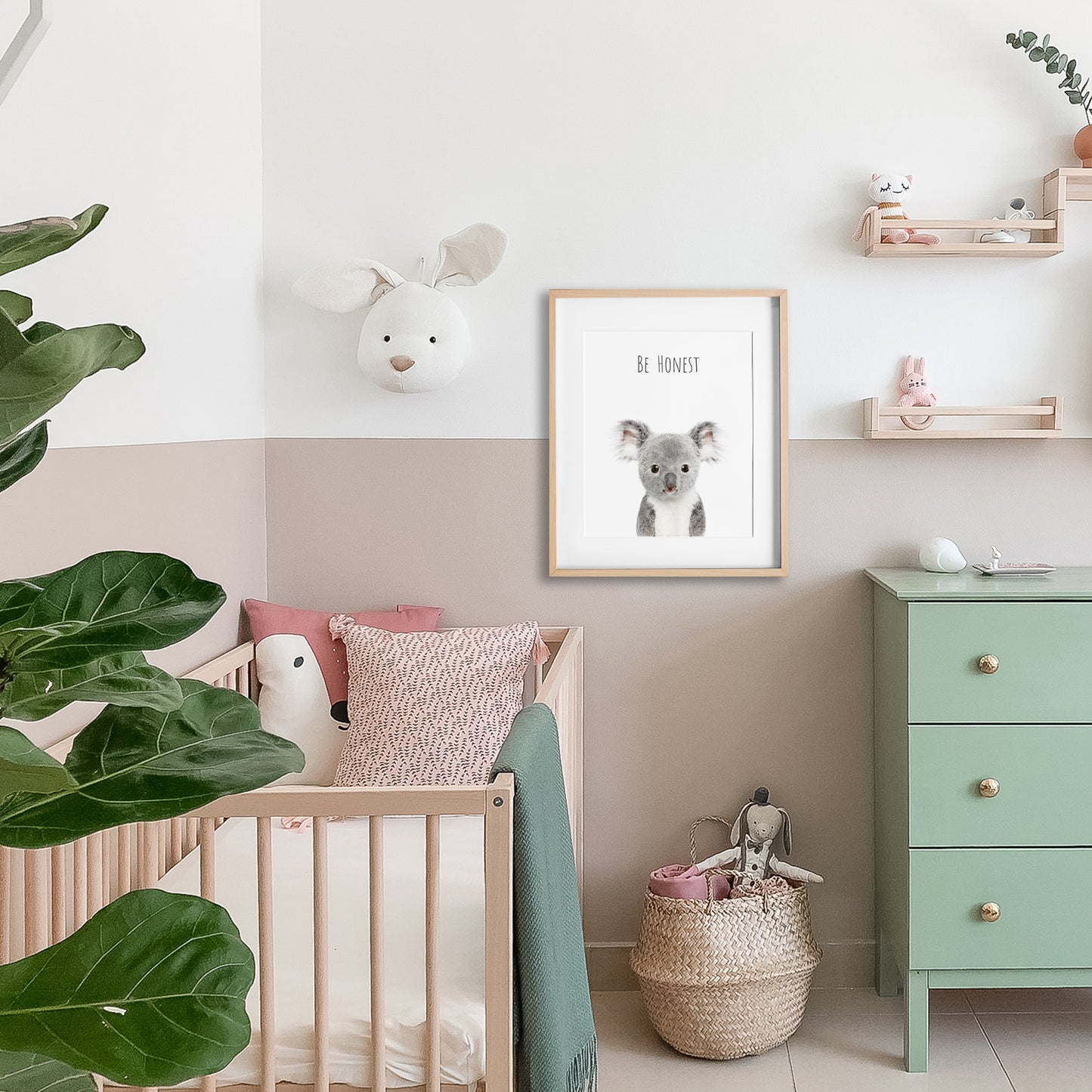 Koala Be Honest inspirational Wall Art for nursery