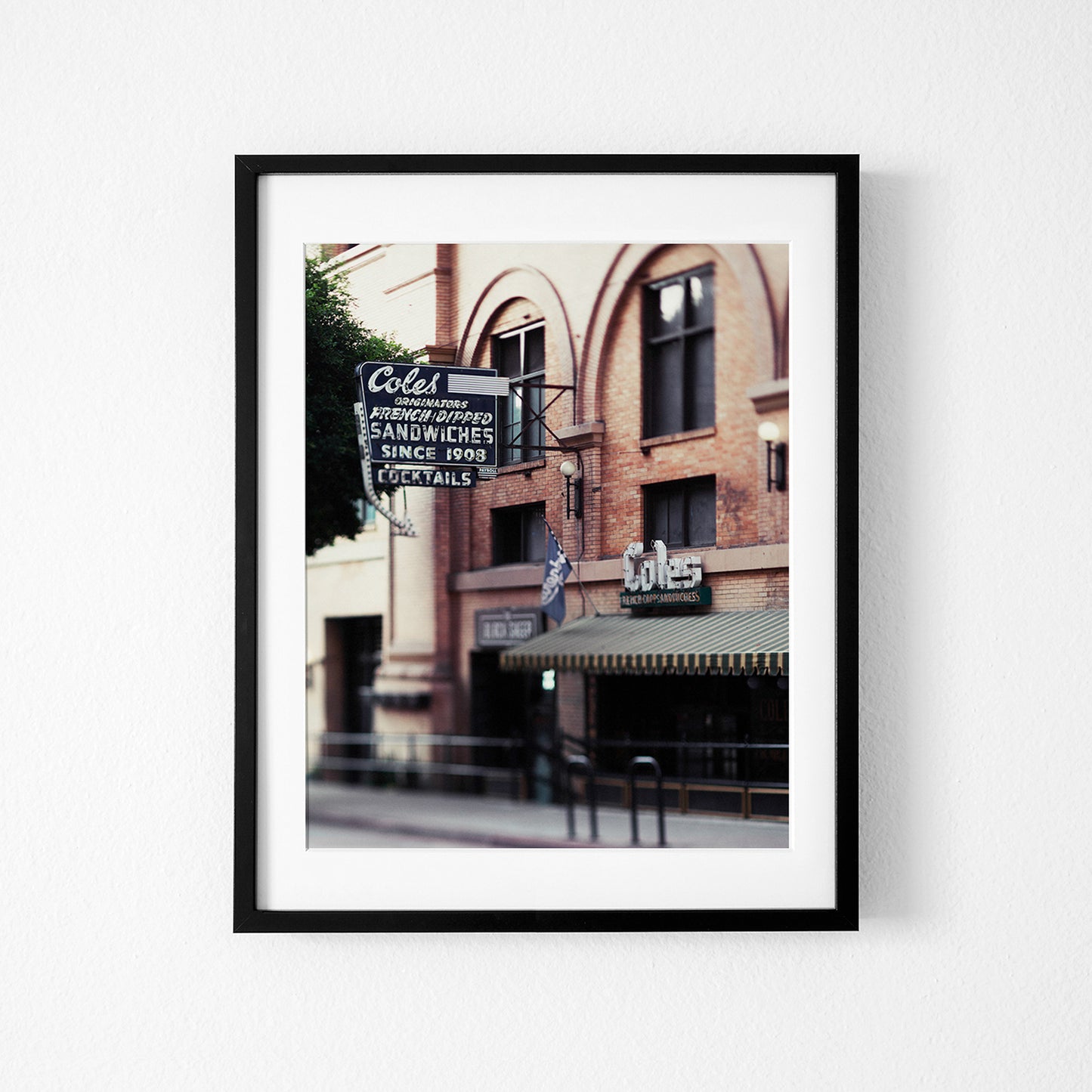 los angeles downtown art print