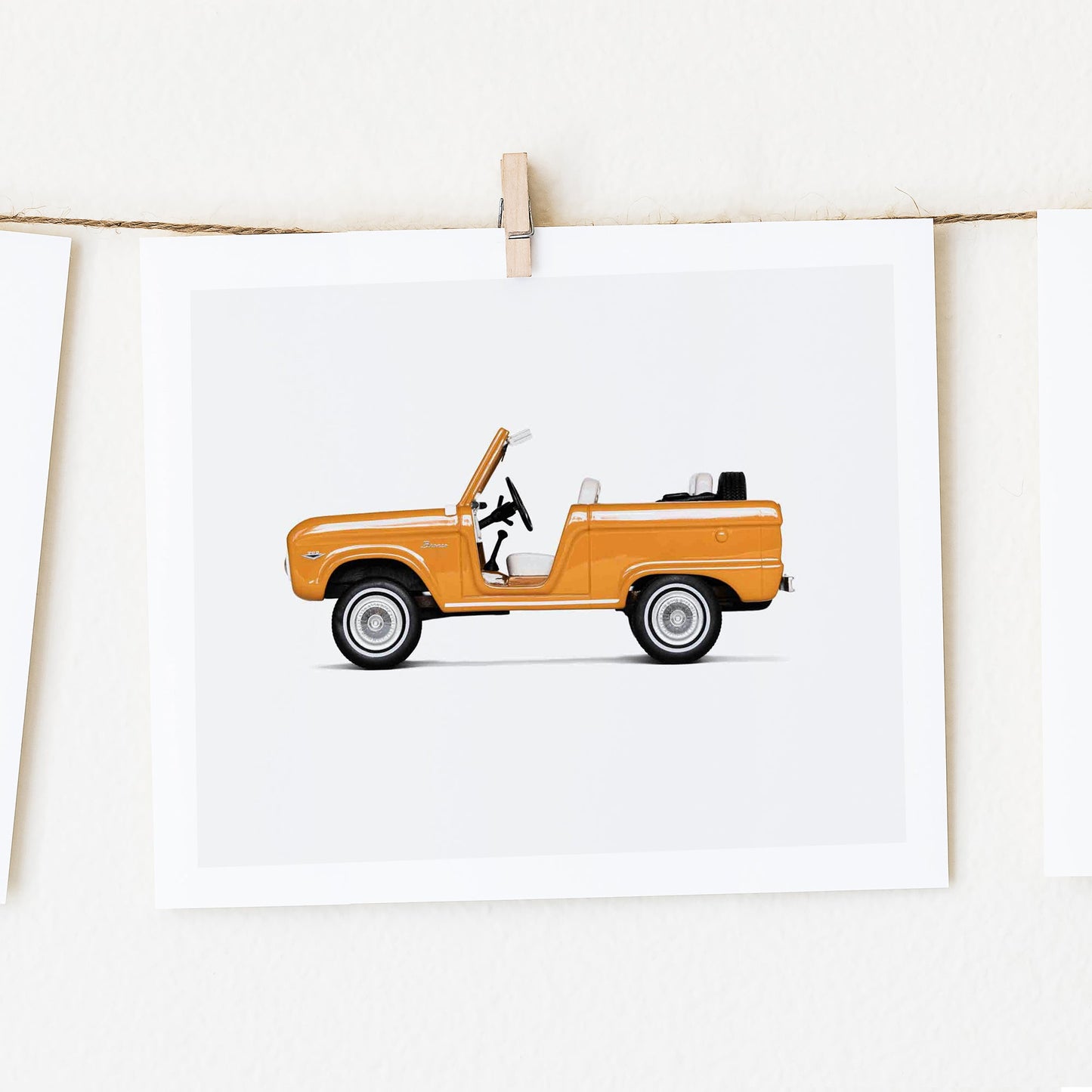 Nursery Decor Car Art Prints for boys' room