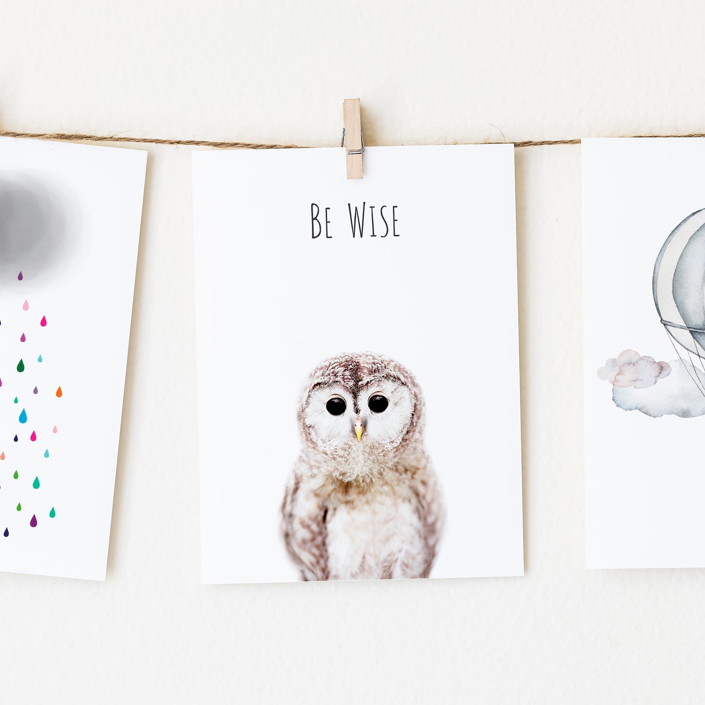 Owl Be Wise - Inspirational Wall Art for nursery or kids room