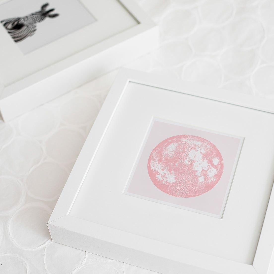 Pink Moon Wall Art Print