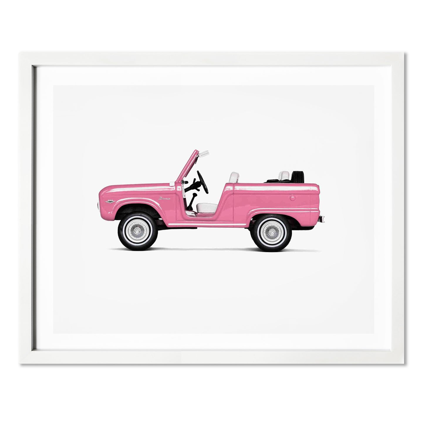 pink car nursery wall art decor for boys and girls