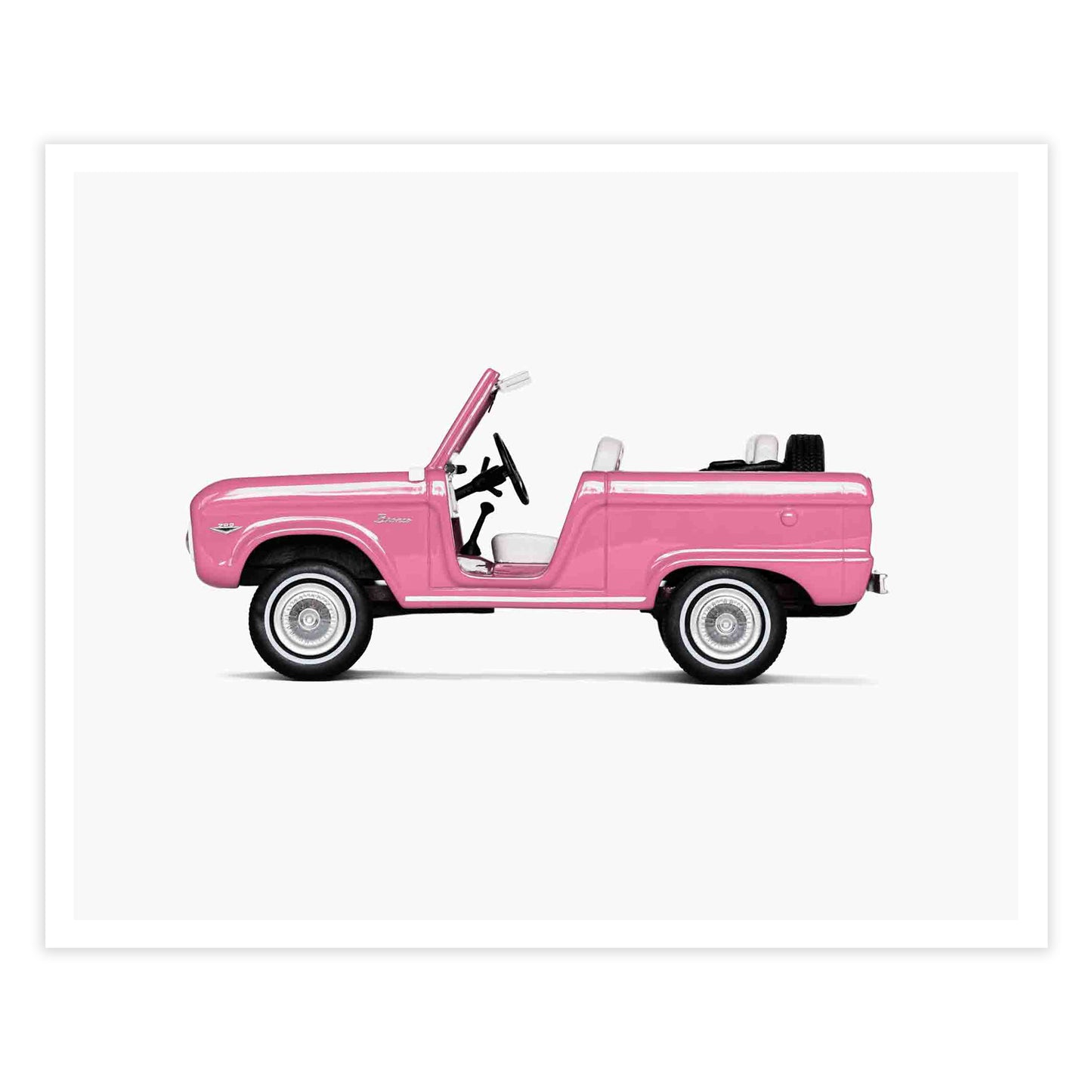 pink car nursery wall art decor for boys and girls