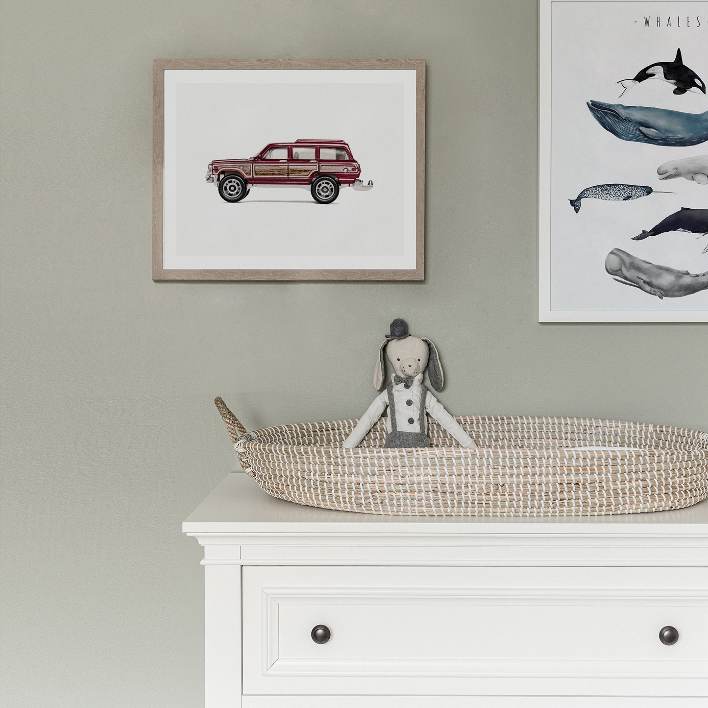 red car nursery wall decor for boys room