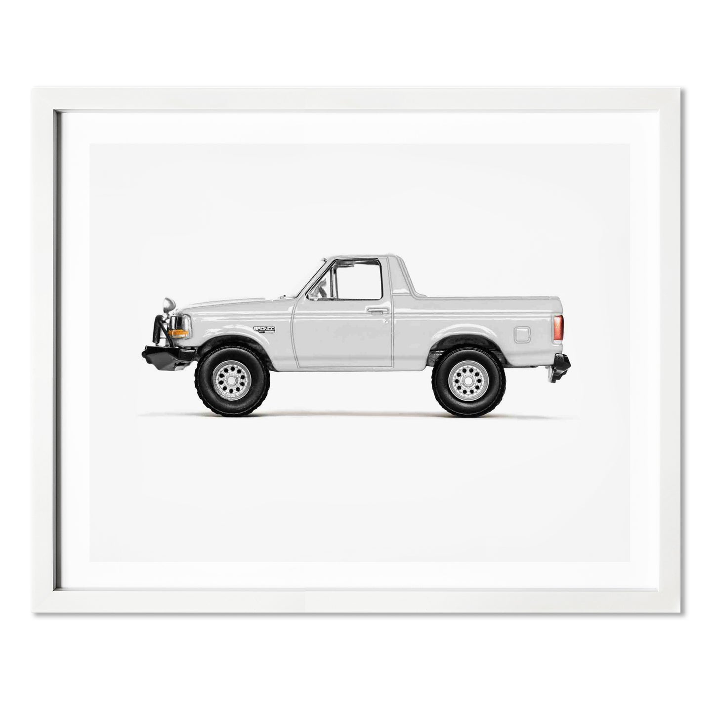White Pickup Truck Nursery Wall Decor